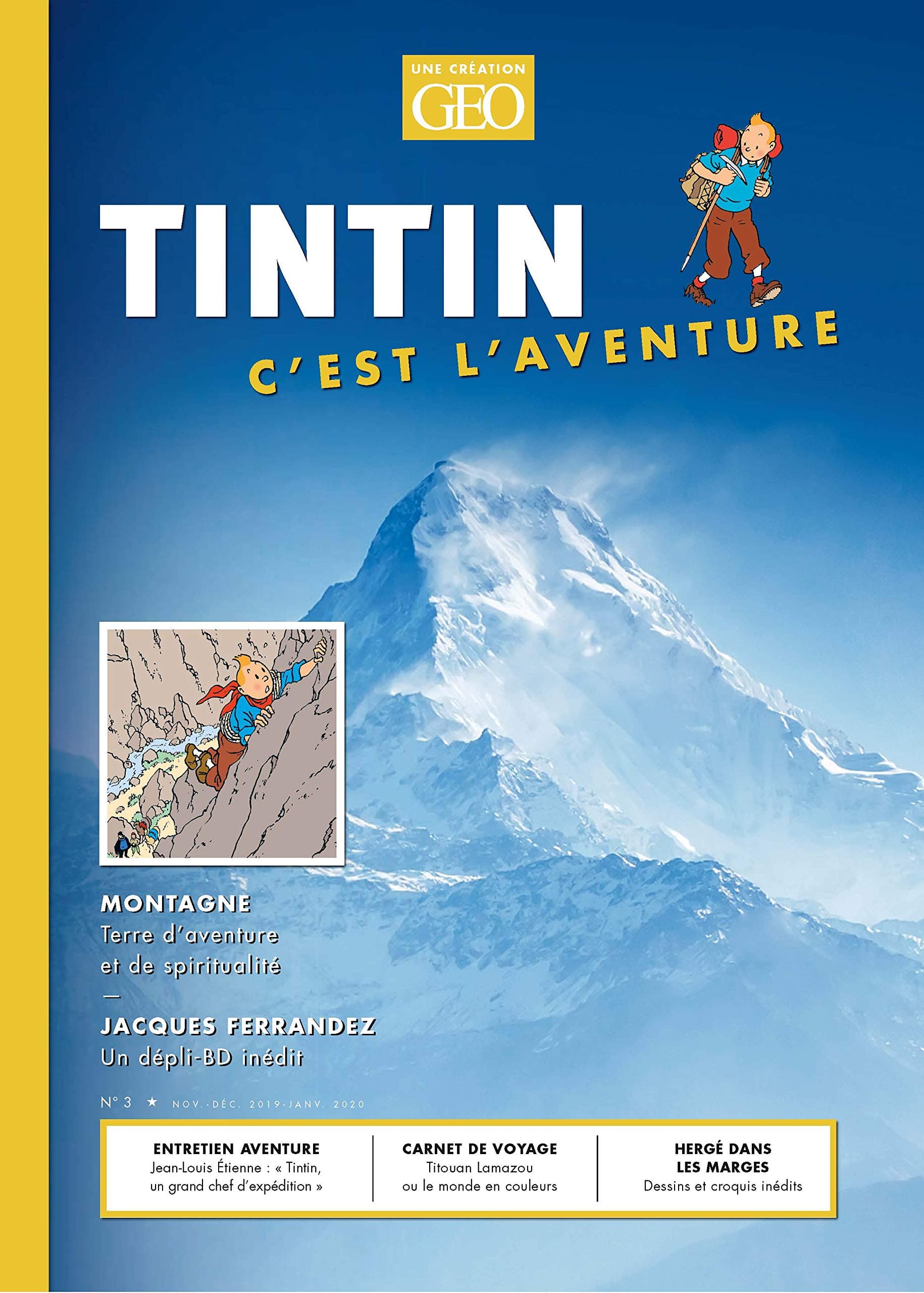 Tintin - C'est l'aventure 3: Montagne sacrée Paperback – Big Book, 27 November 2019
