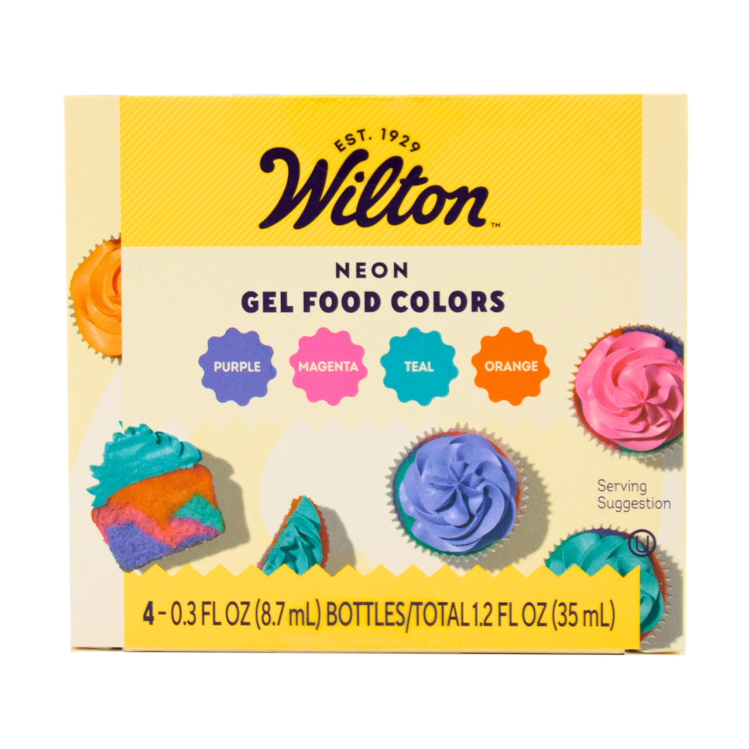 Wilton Neon Gel Food Colouring Set