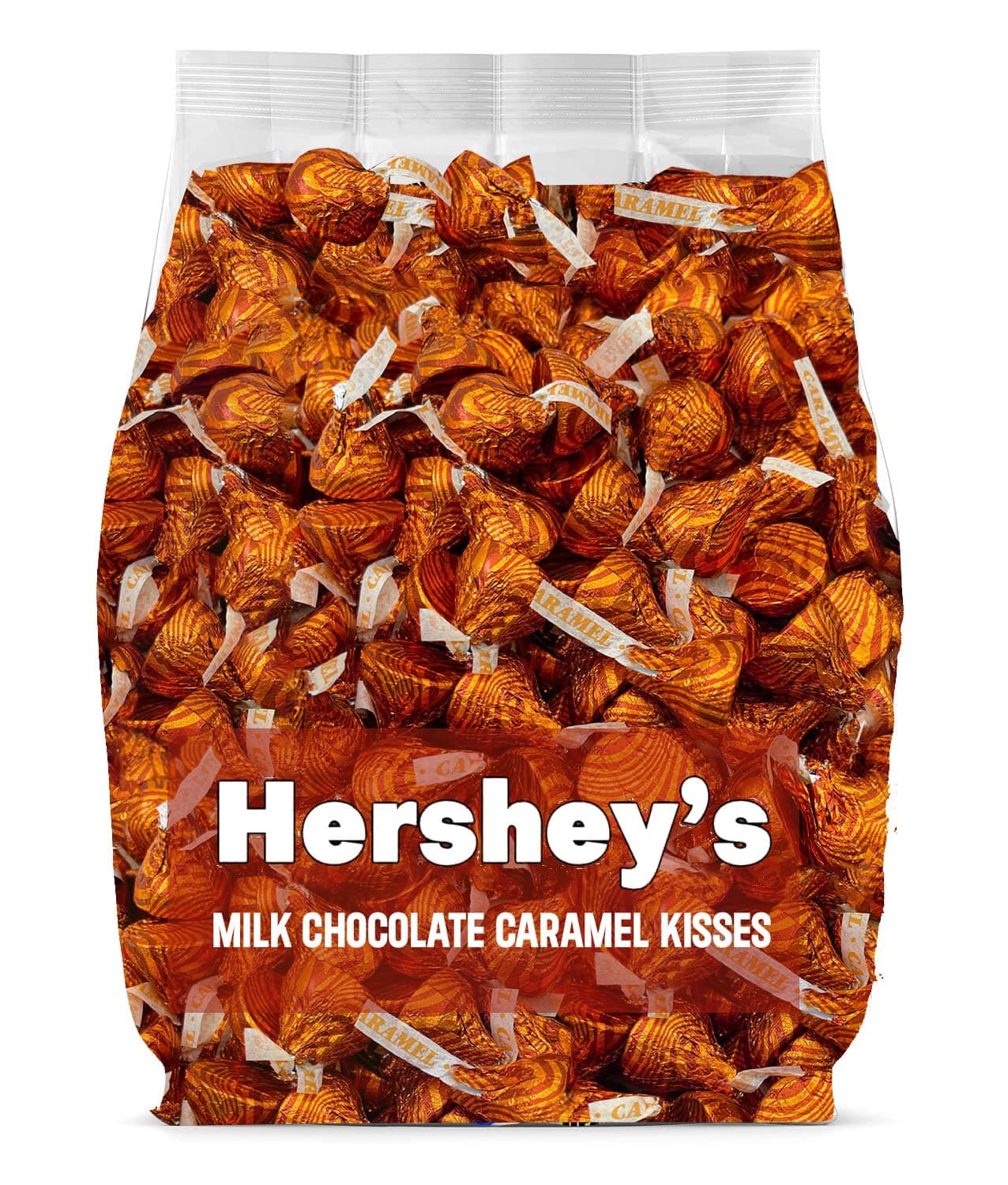 Hershey Kisses Milk Chocolate Candy (Filled Caramel, 2 Pound)