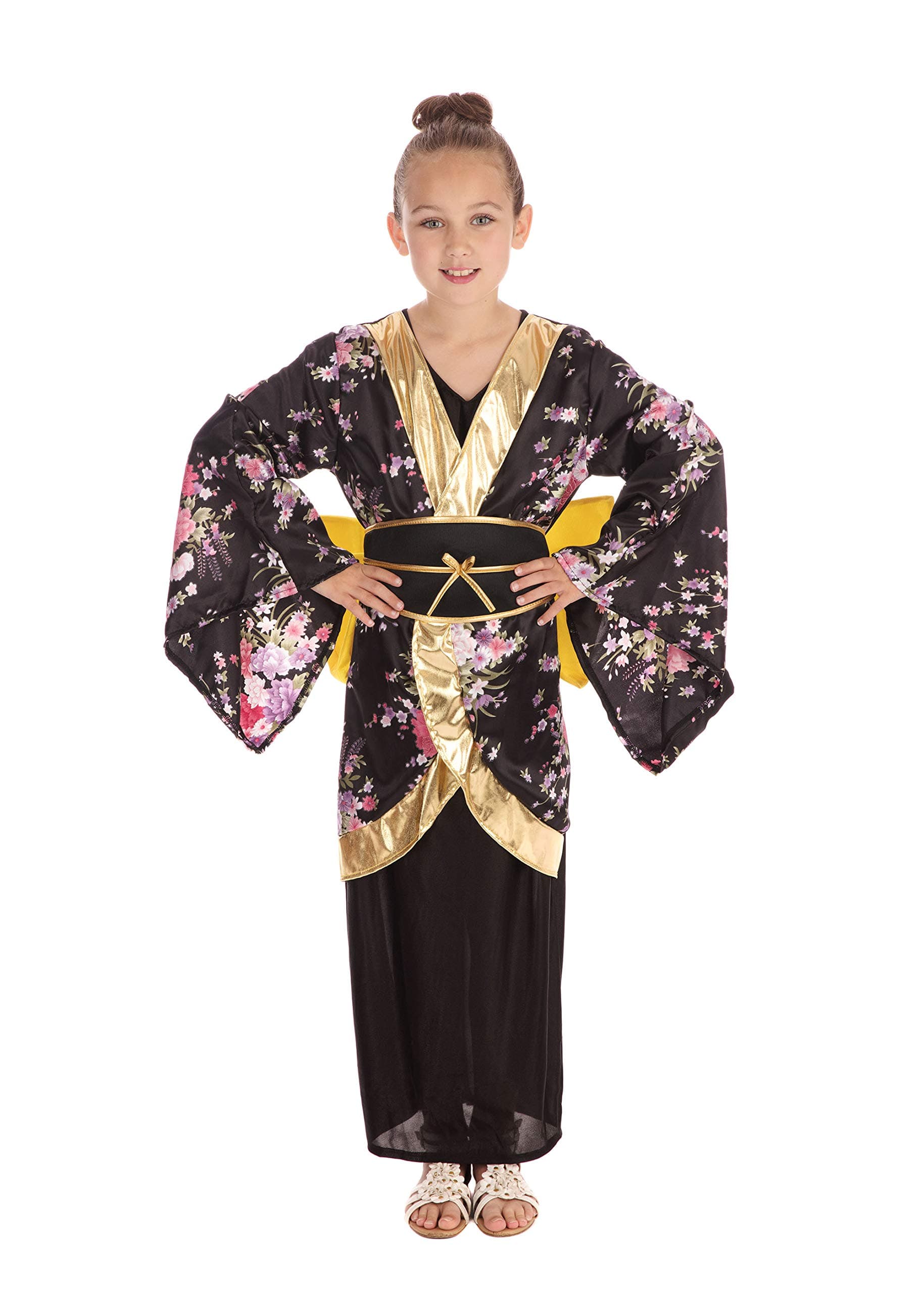 Fancy MeGirls Japanese Chinese Geisha Around the World Fancy Dress Costume Outfit 4-12 years (7-9 years)