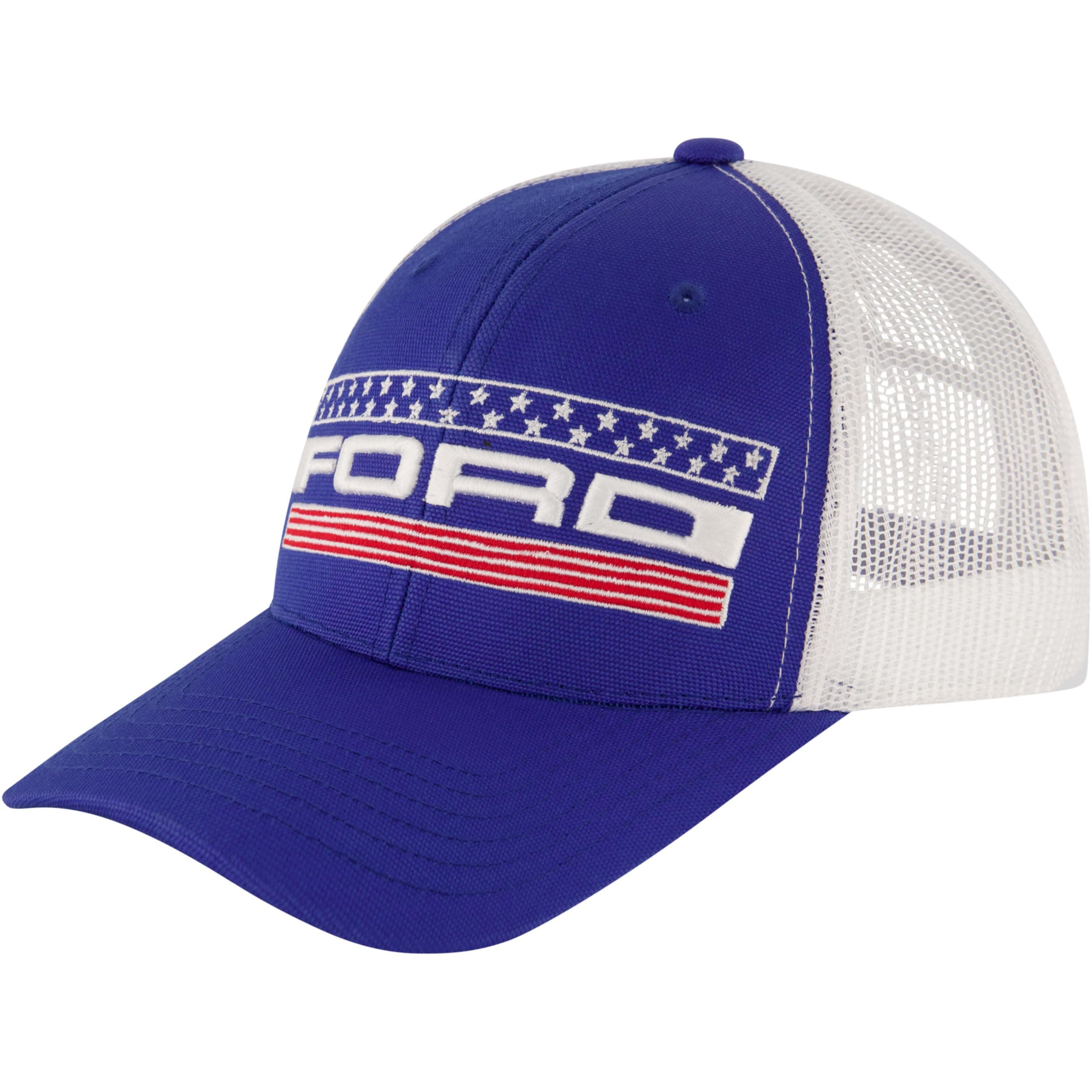 Concept One unisex-adult Ford Truck Hat, Logo Mesh Adjustable Snapback Baseball Cap With Curved Brim Baseball Cap