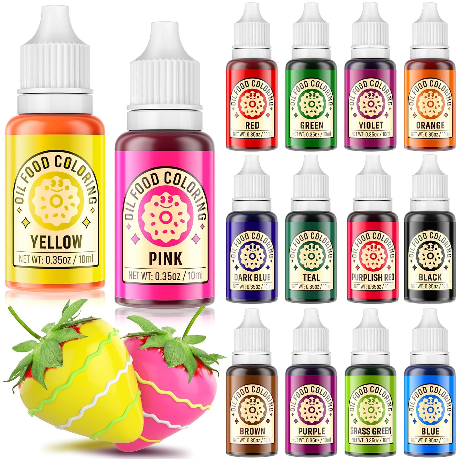 Oil Food Coloring Set