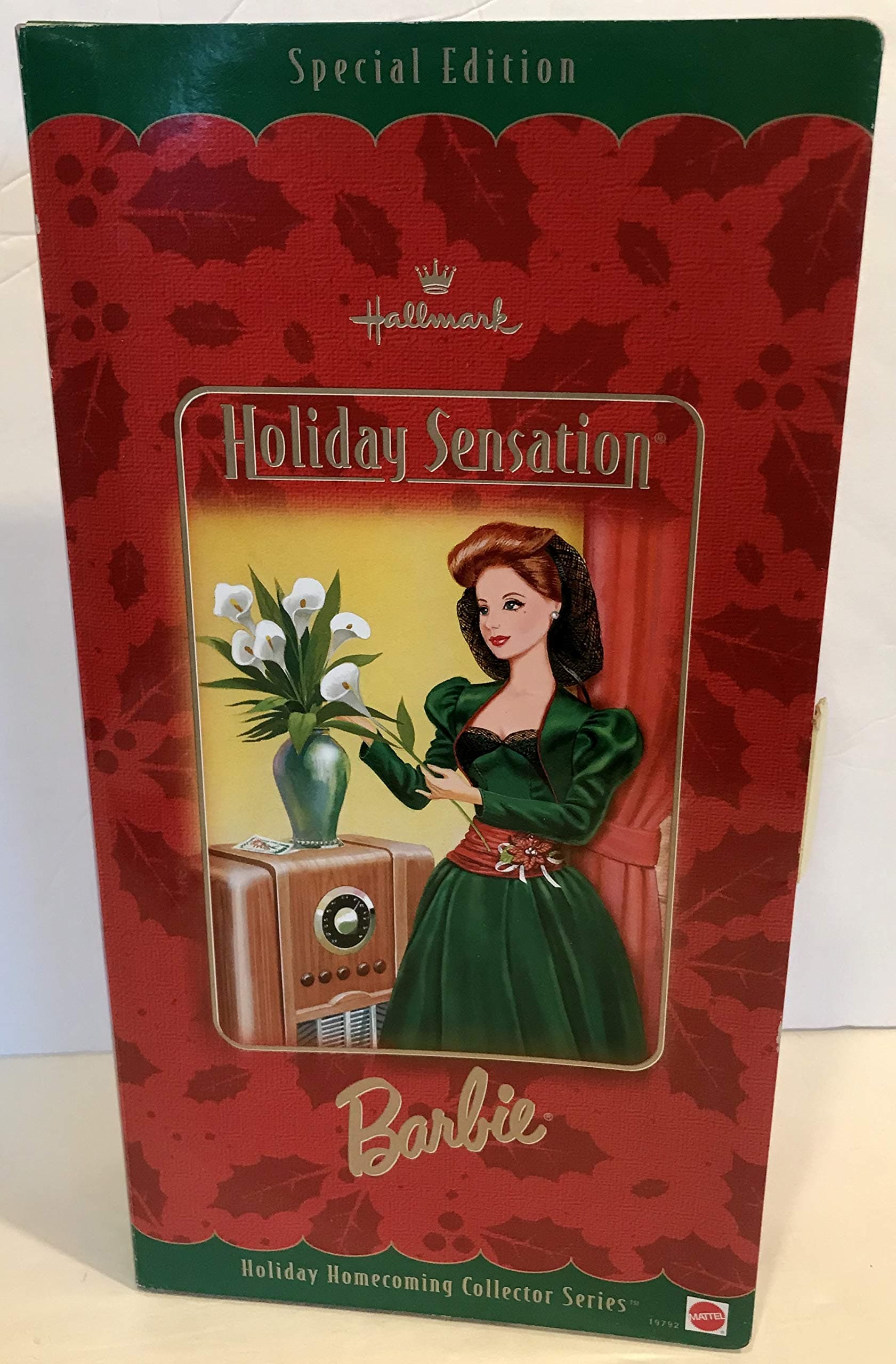 Barbie Holiday Sensation - 1998 - Hallmark Gold Crown Exclusive - Holiday Homecoming Collector Series - Special Edition - 1940's Dress - Limited Edition - Collectible