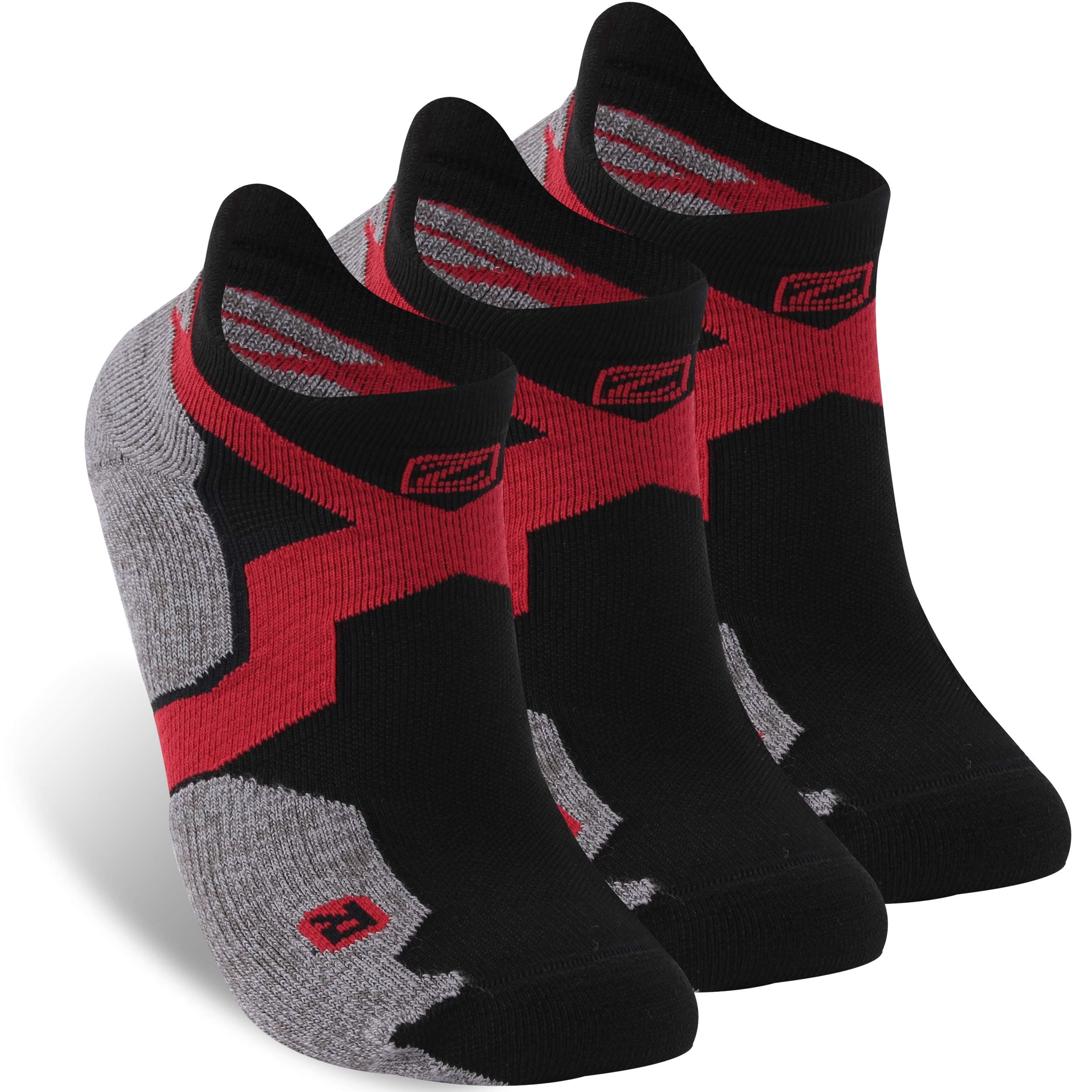 Merino Wool Socks, Zonent Ankle Athletic Cycling Socks Cushion Hiking Socks