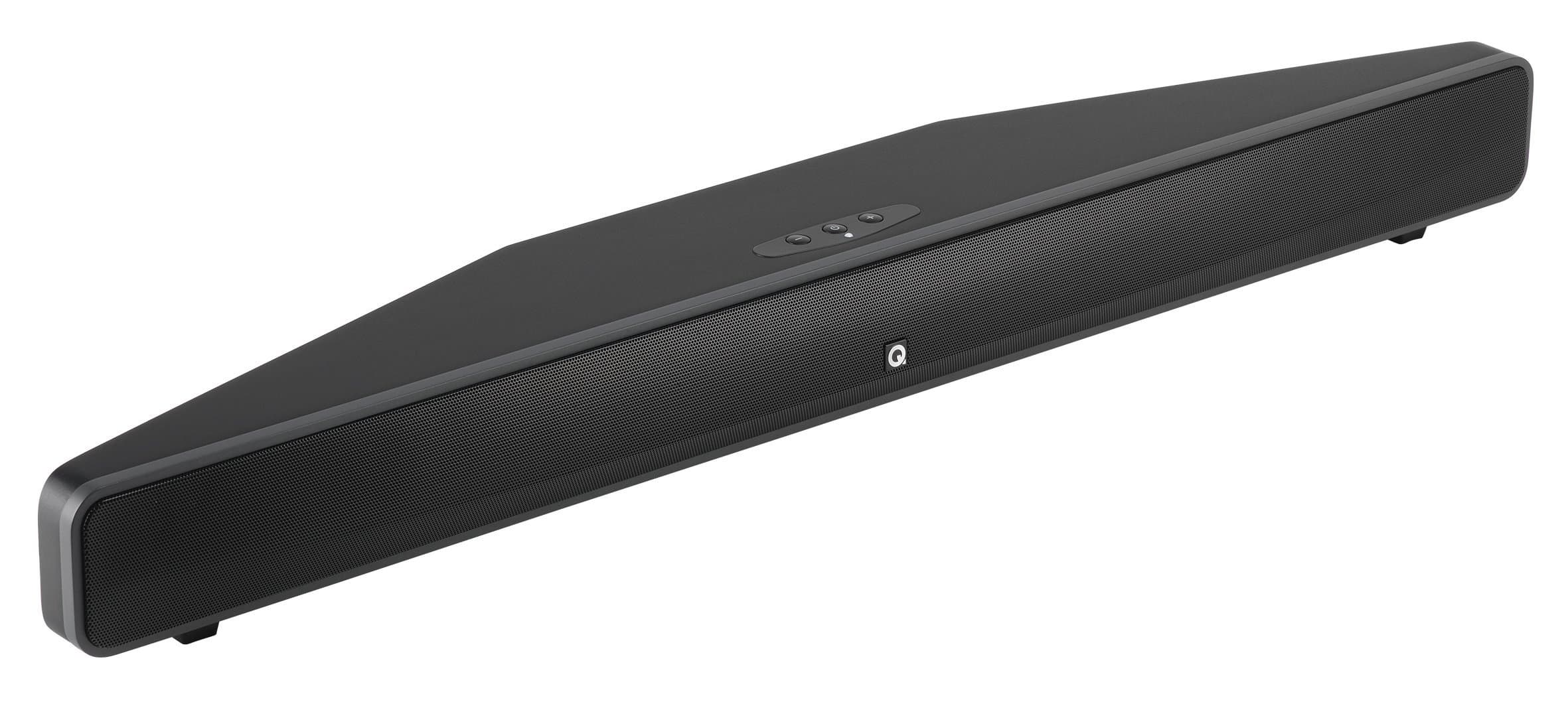 Q Q Acoustics Media 4 Soundbar with Built in Subwoofer - Black