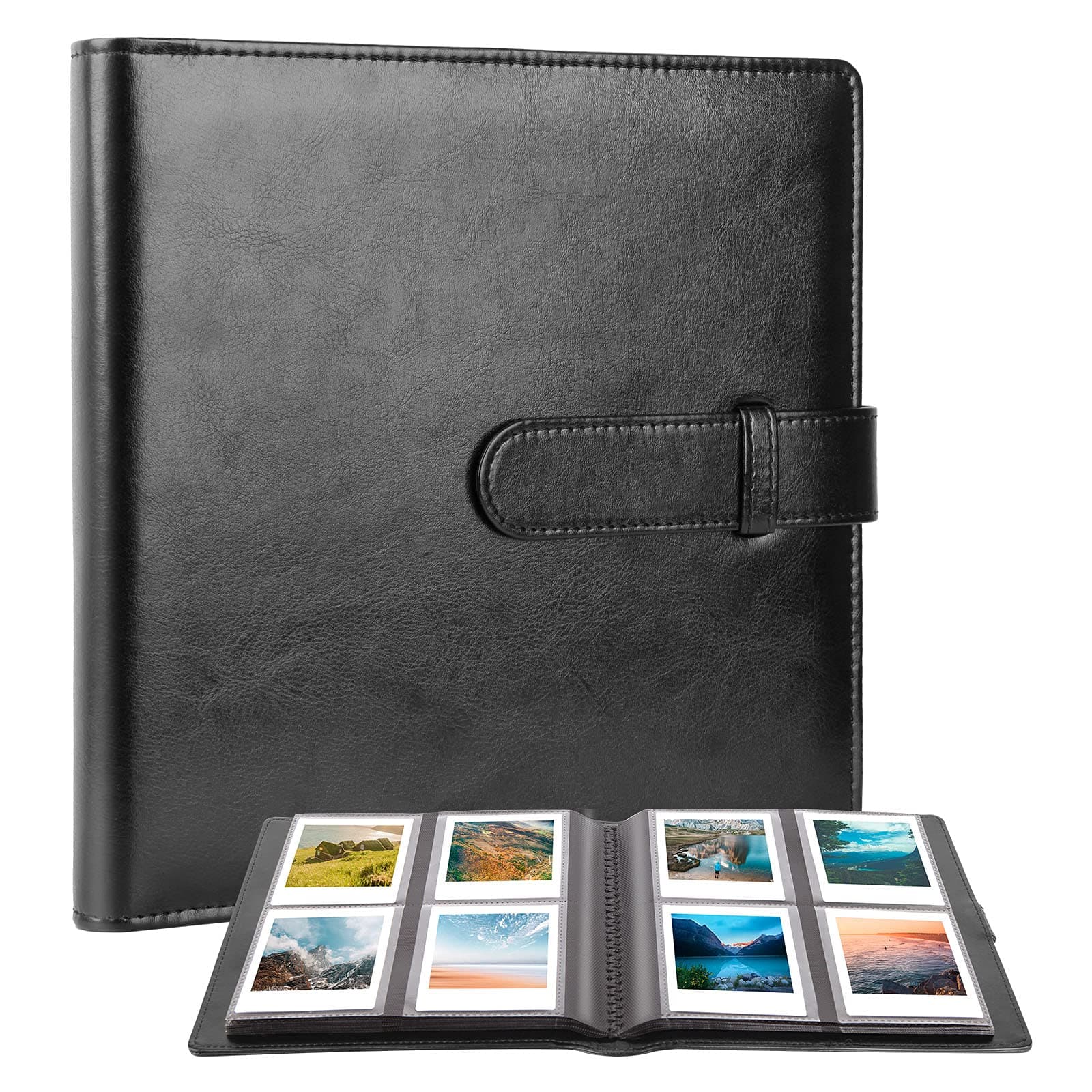 288 Pockets Photo Album for Fujifilm Instax Square SQ1/SQ6/SQ10/SQ20 Camera, Kodak Mini 3,Mini Shot 3 Square& Printer, Album for Instax Square Photo, Kodak 3x3" Photo, Black
