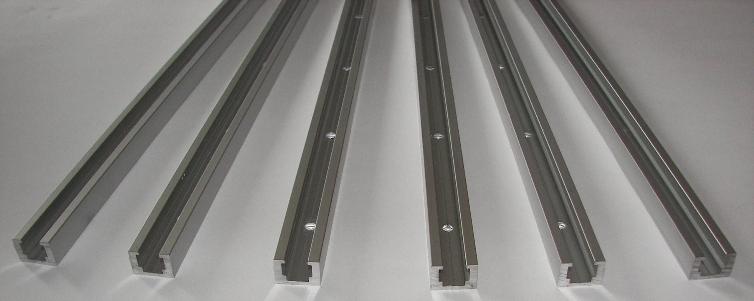 36" Aluminum T-Track Lot of 6
