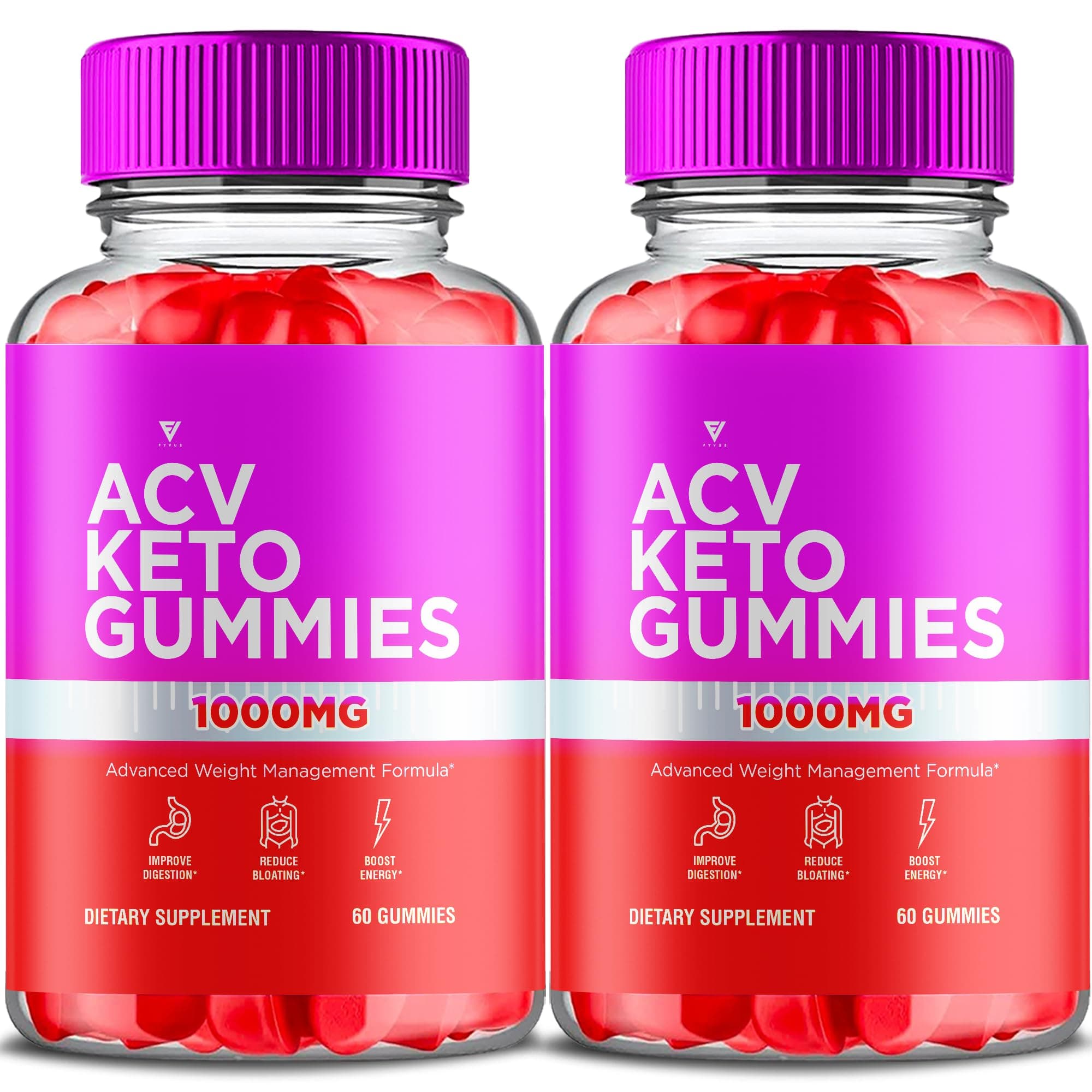 ACV Keto Gummies Advanced Weight Management Formula, ACV Keto Gummy + 1000mg Apple Cider Vinegar Detox Cleanse Support Supplement Women Men, Keto ACV Plus Vitamin B6 and B12 Gummies (60 Gummies)