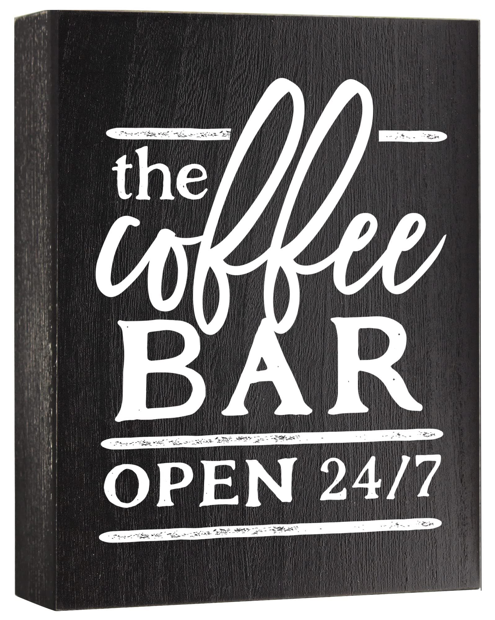 Bella Rosa Home Coffee Bar Sign for Coffee Bar Decor and Coffee Station Decor - Coffee Signs for Coffee Bar Accessories Decor and Kitchen Signs