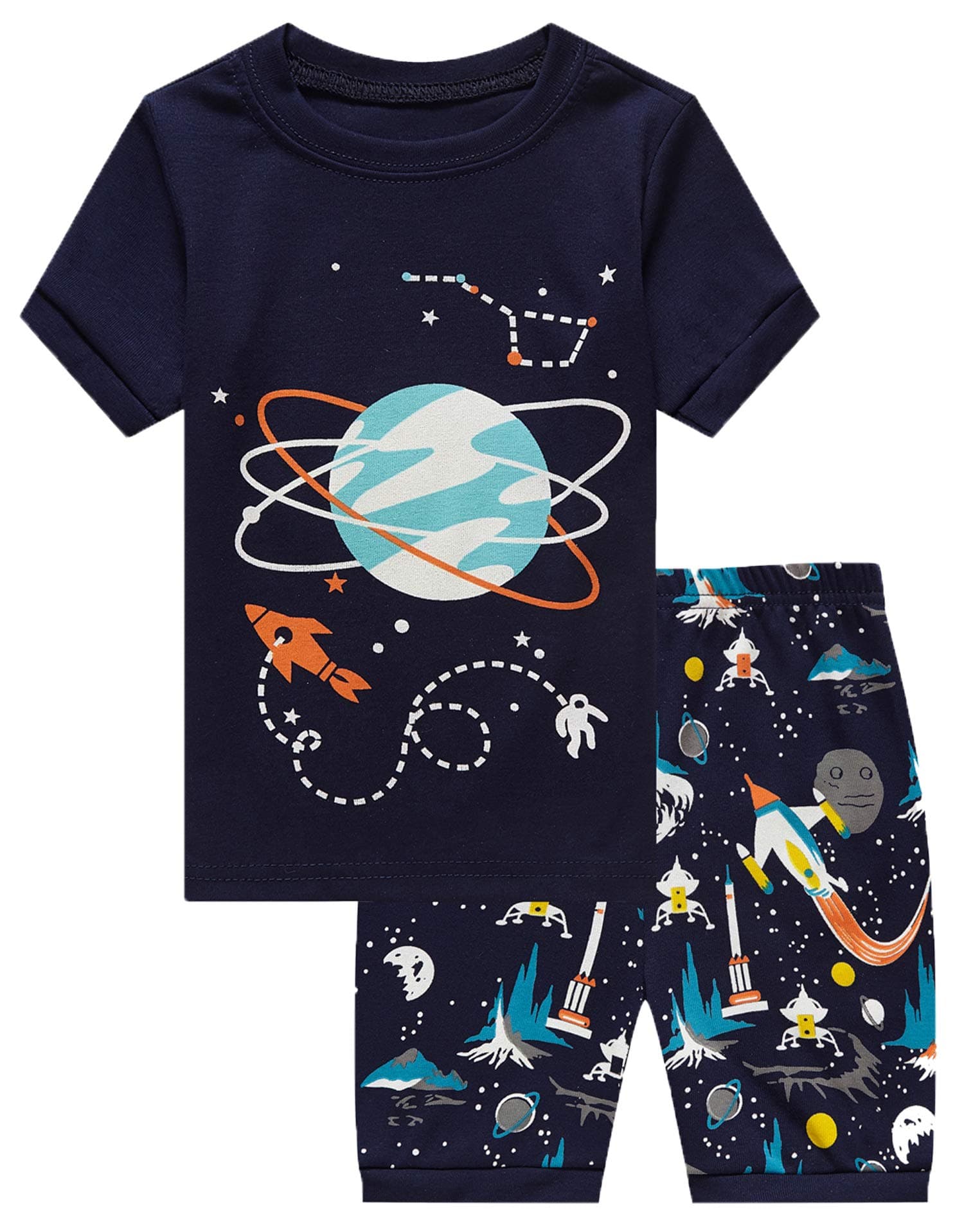 Family Feeling Boys Summer Pajamas Sets Short Sets