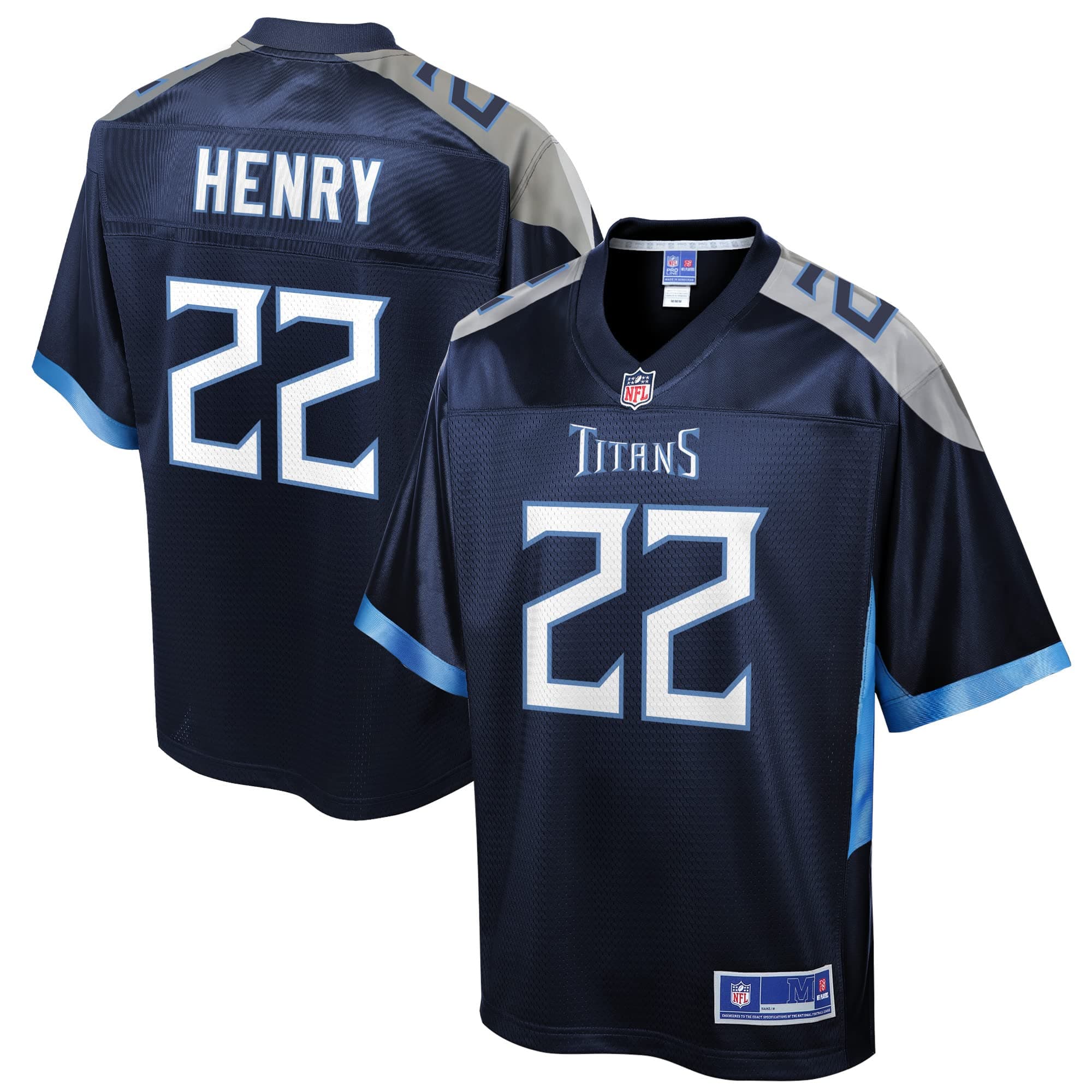 Men's Derrick Henry Navy Tennessee Titans Replica Jersey