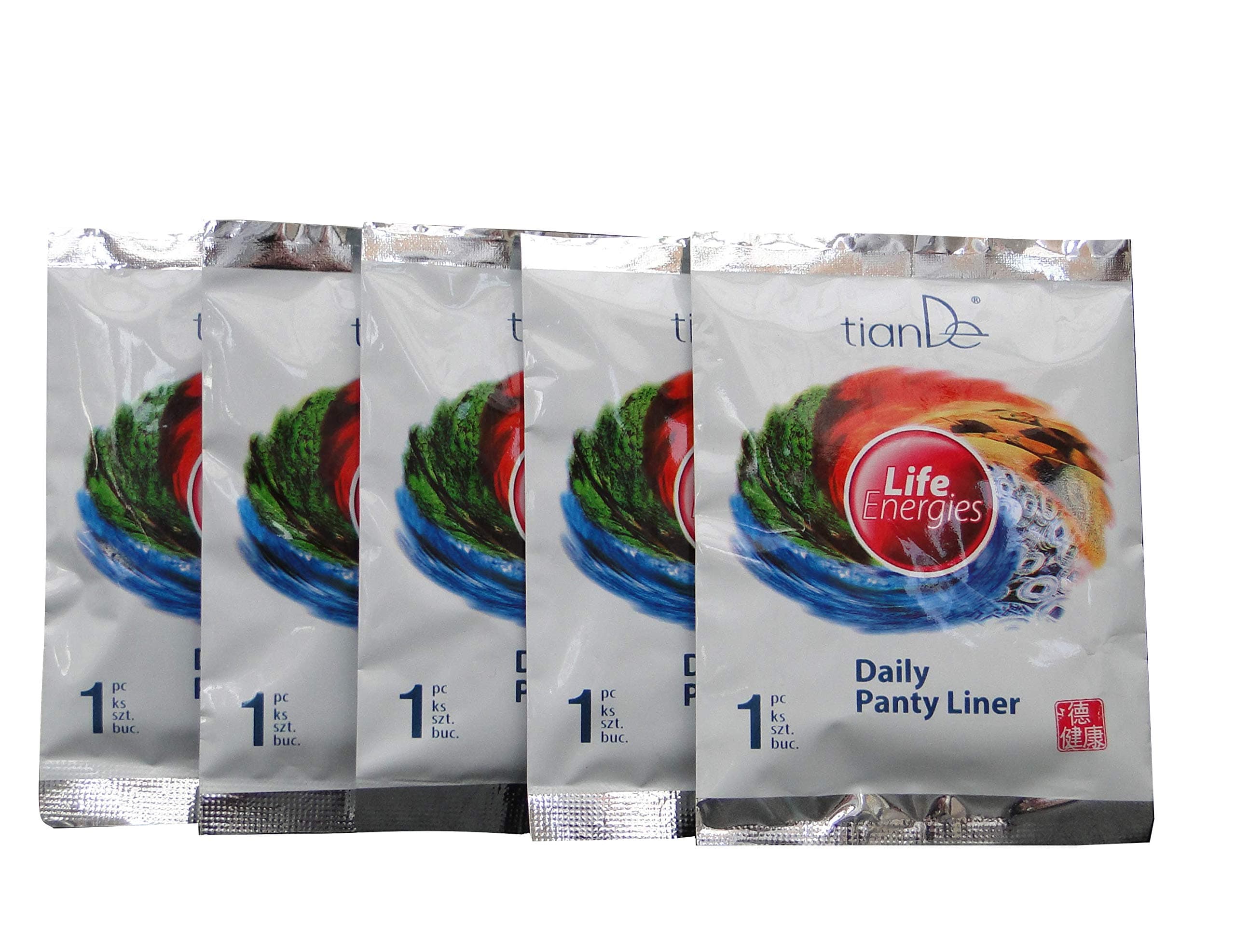 Daily Compresses "Vital Energy" With Herbs , TianDe63601 ,Spare Pack - 5x1 Units, Adapting Membrane Provides Protection and Comfort