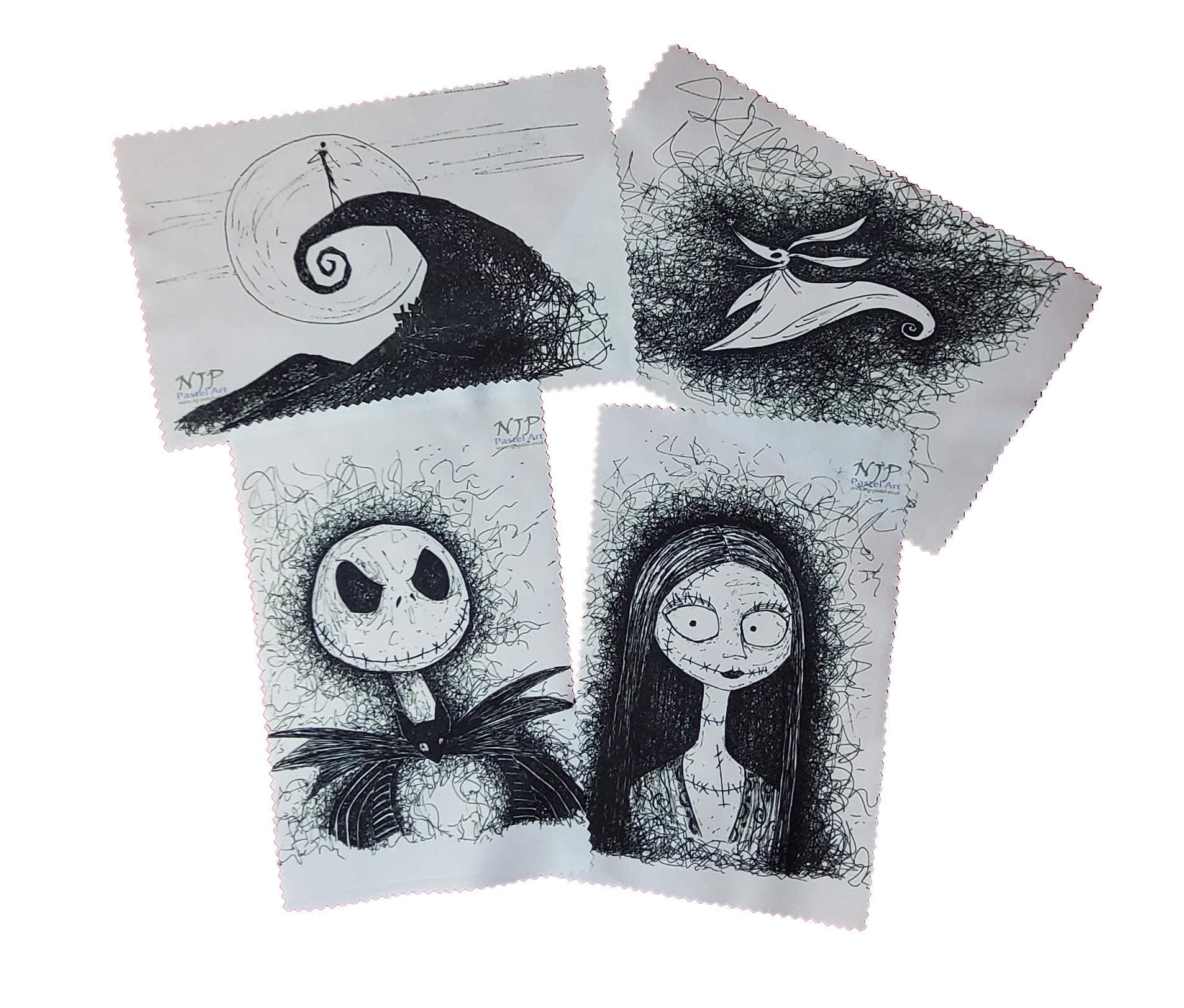 Nightmare Before Christmas Glasses Gadget cleaning cloth