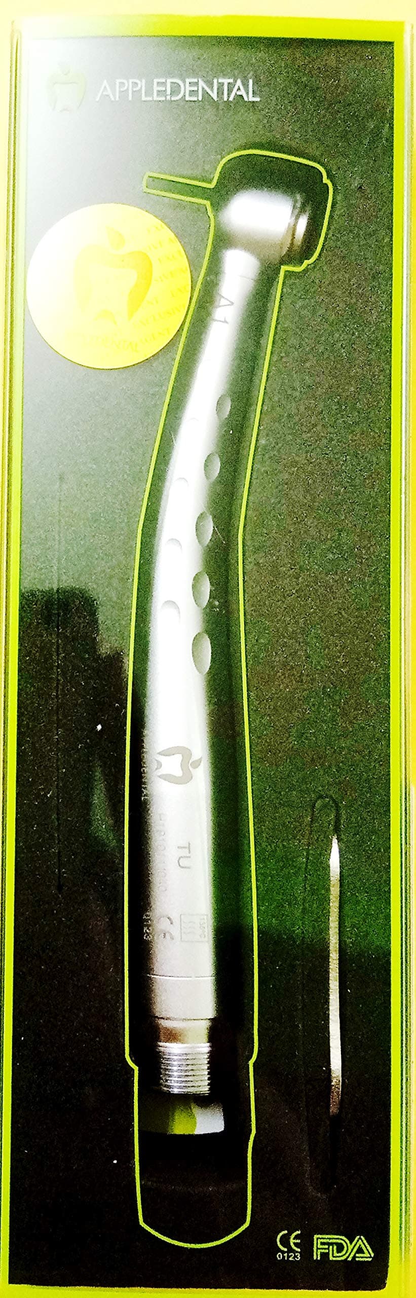 APPLEDENT (Model-A1 TU) Dental Air Rotor Handpiece With 6 Months Warranty (Appledent Product From Sole Agent in Pan India) With Improved Quality Ceramic German Bearing Head Model CE Certified Product