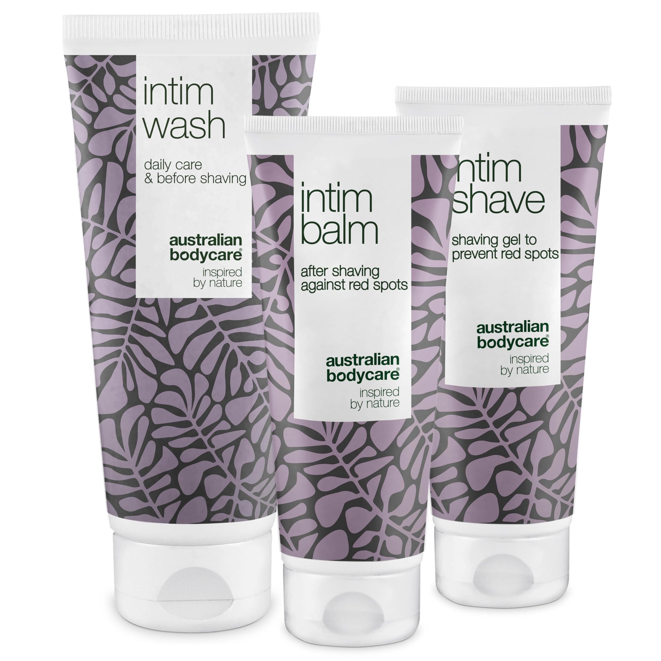 Intimate Shaving KIT – 3 products to get rid of red Bumps, Spots and ingrown Hairs After Shaving. Inside the kit: Intim Wash 200ml, Intim shave 100ml, Intim balm aftershave 100ml | Australian Bodycare