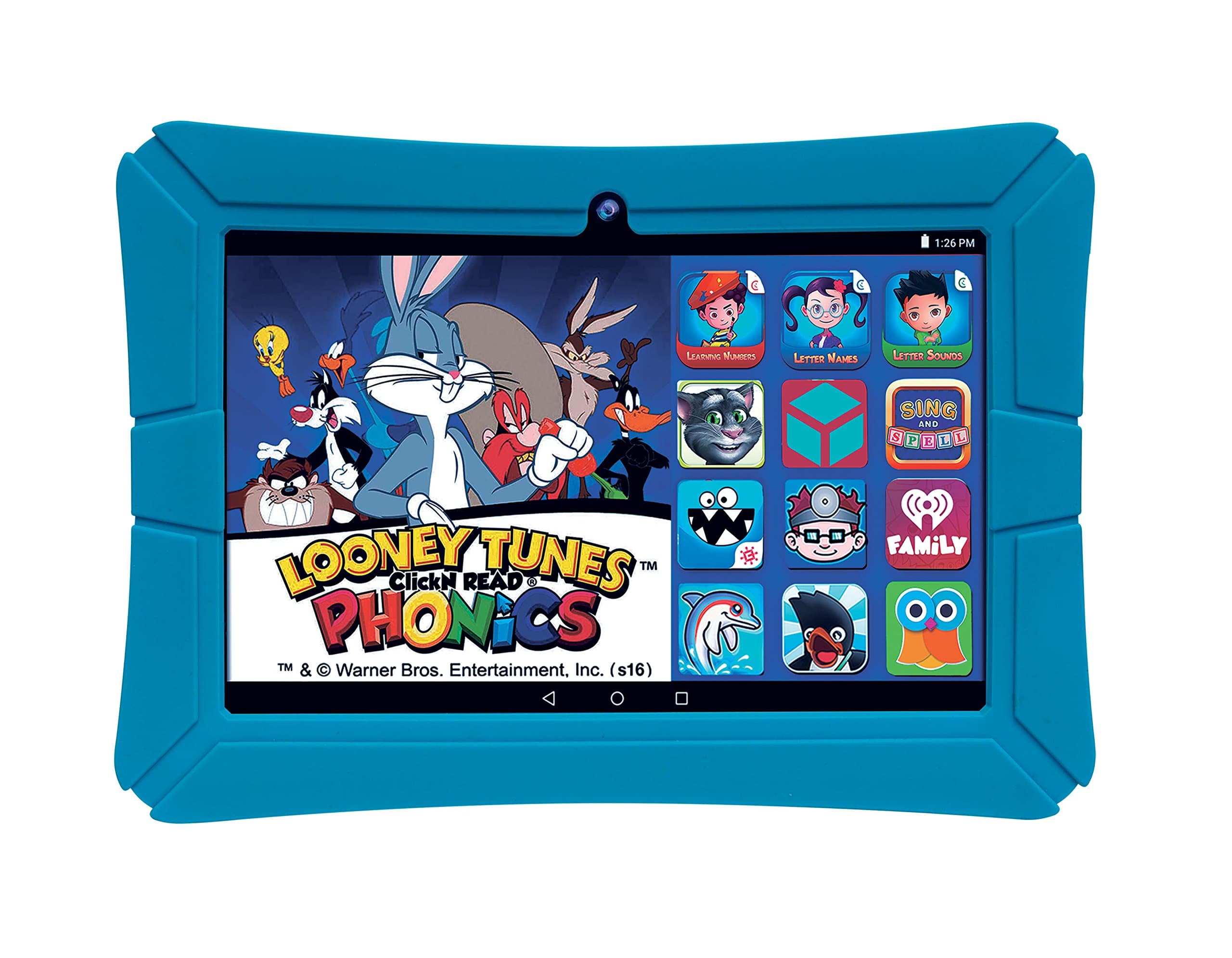 EPIK Learning Tab, 8” Kids Touchscreen Tablet Featuring Android 5.1 OS, Looney Tunes Phonics, 16GB Intel Quad Core Processor KidSafe Certified