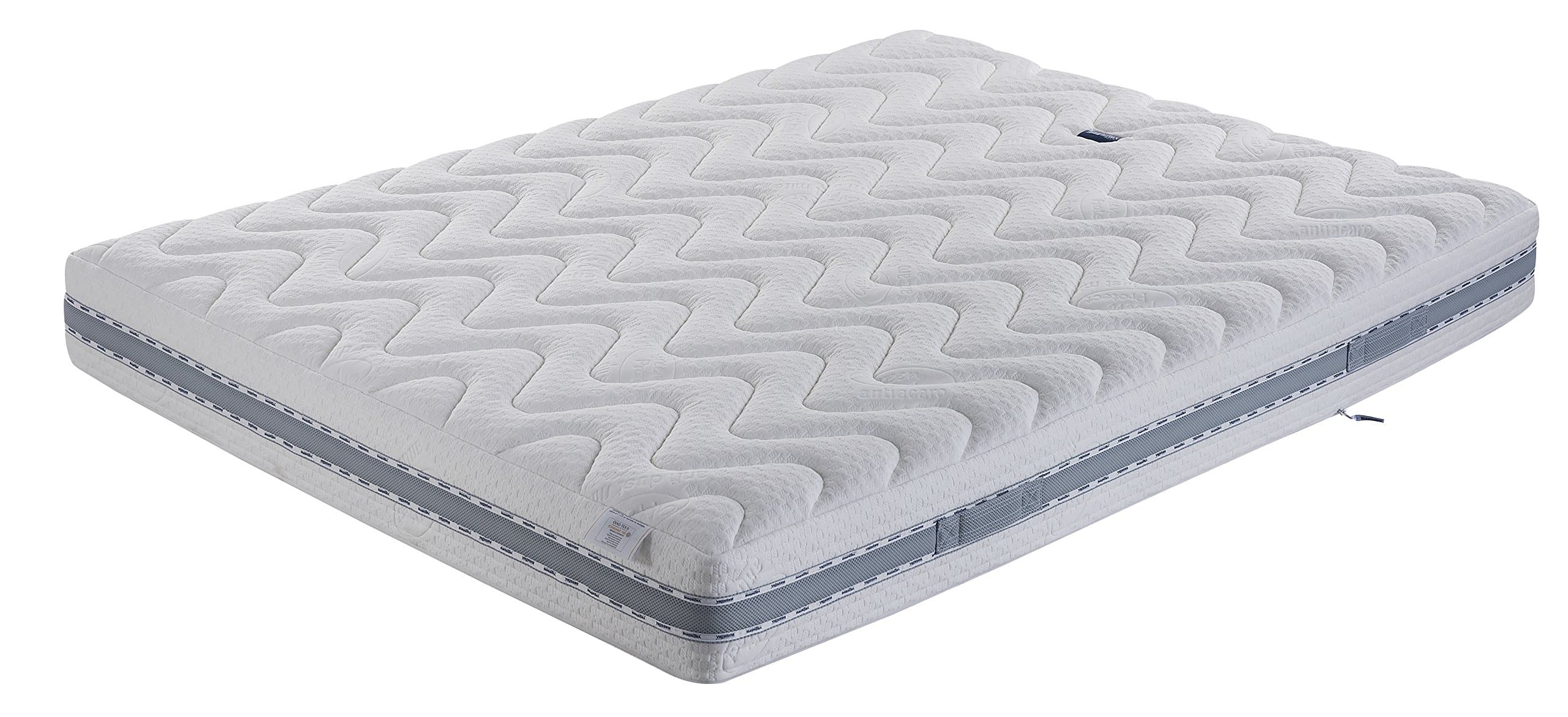 Magniflex Prestige Relax Ultra Comfort Memory Foam Rolled Mattress- Multizones- QUEEN SIZE (150X200) - Made in Italy