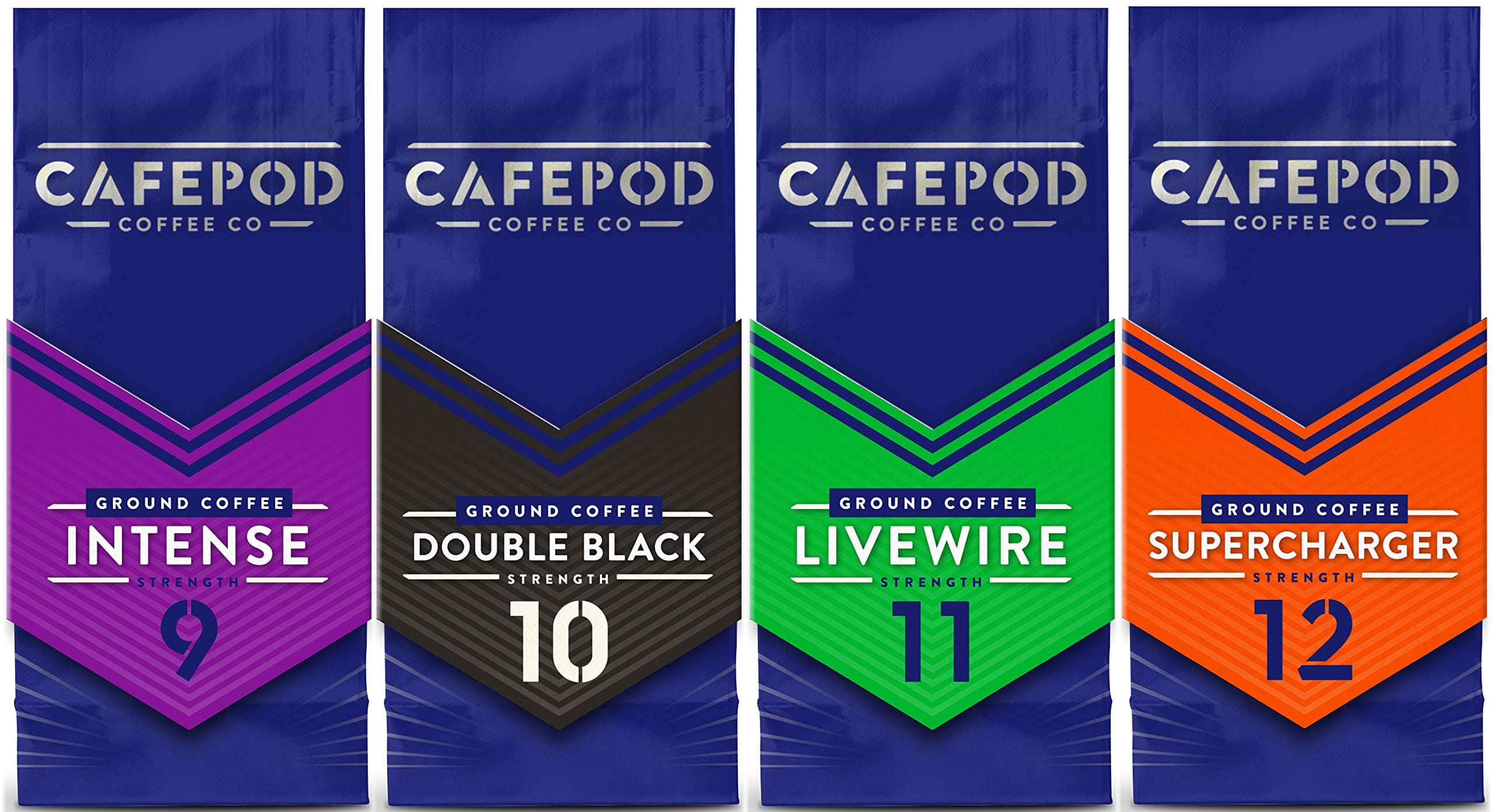 CafePodGround Coffee Variety 200g (Pack of 4)