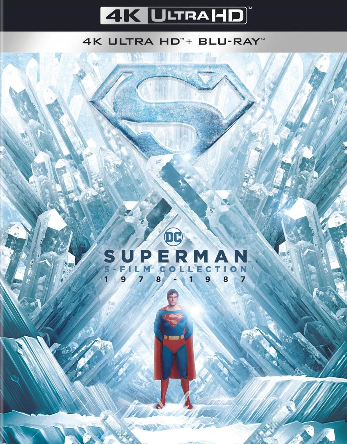 Superman 5-Film Collection: I, II, II Donner Cut, III, IV (4K Ultra HD + Blu-ray)