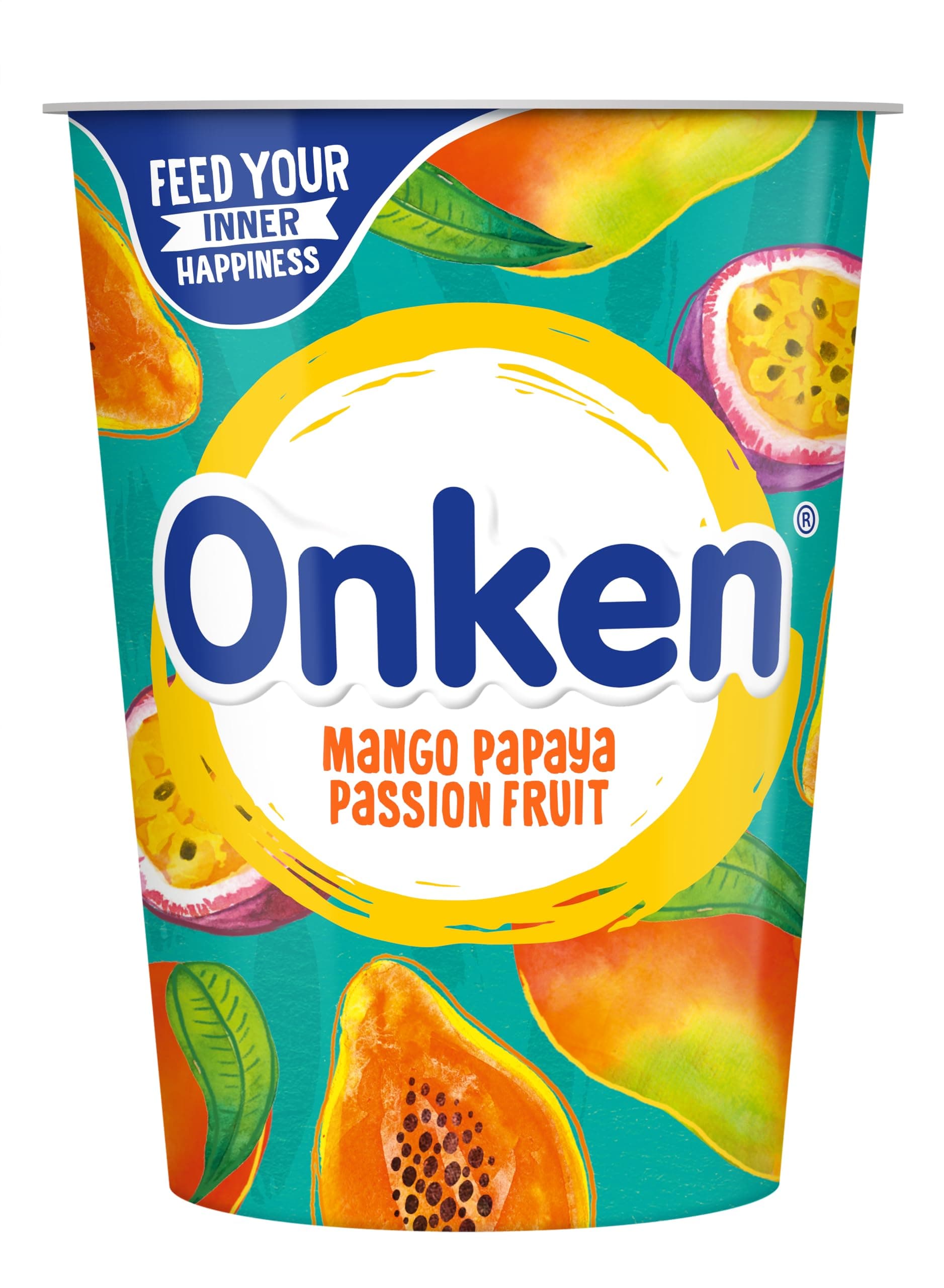 Onken Mango Papaya And Passion Fruit, 450g