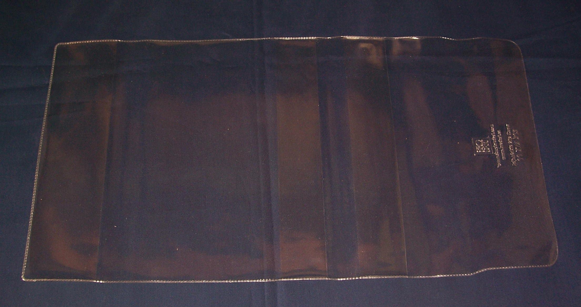 1 (One) 9 3/4" Brodart Clear Vinyl Adjustable Book Slip-Cover