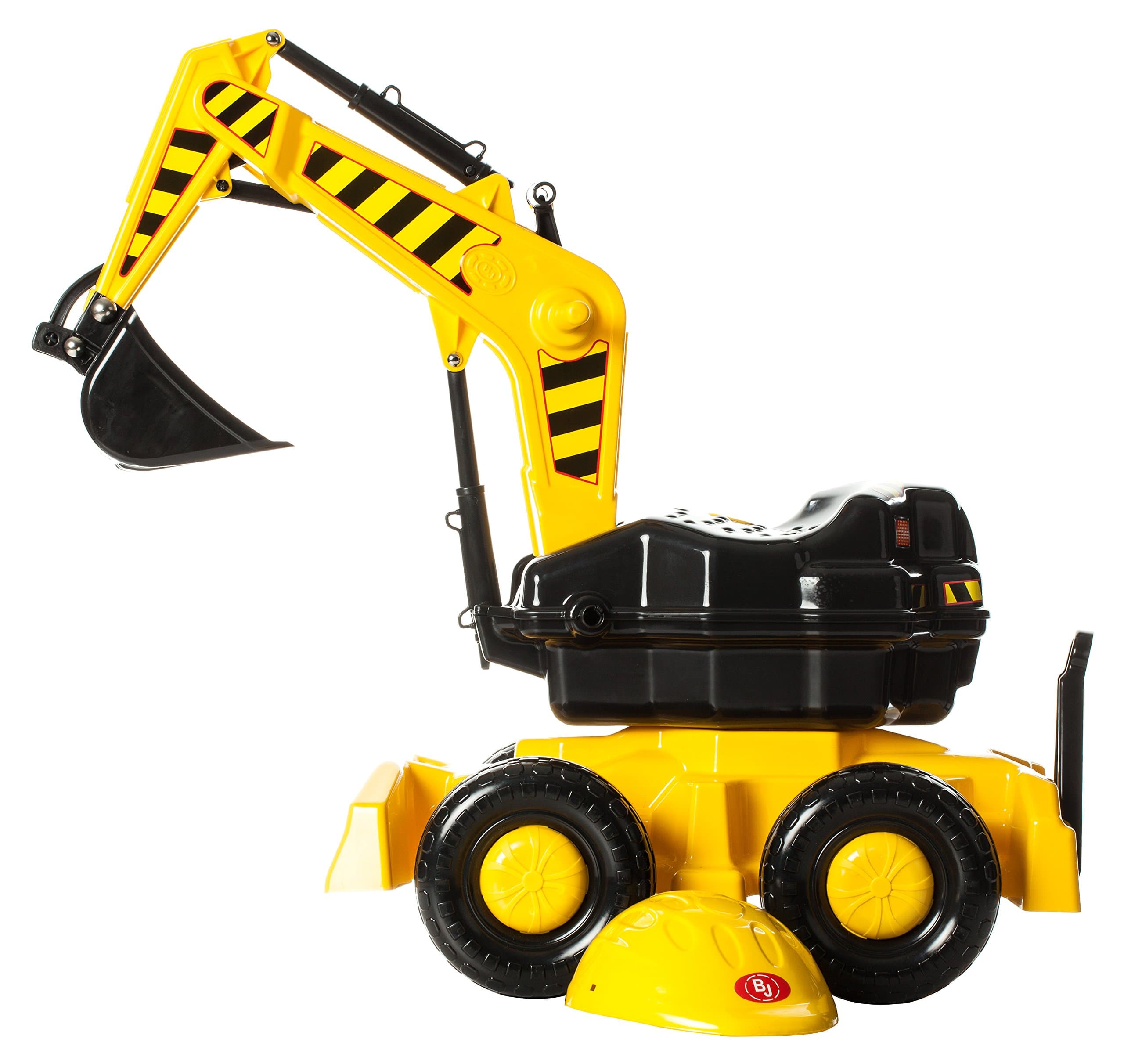 Supreme Baby Kids Ride-on Maxi Digger with Helmet, Yellow