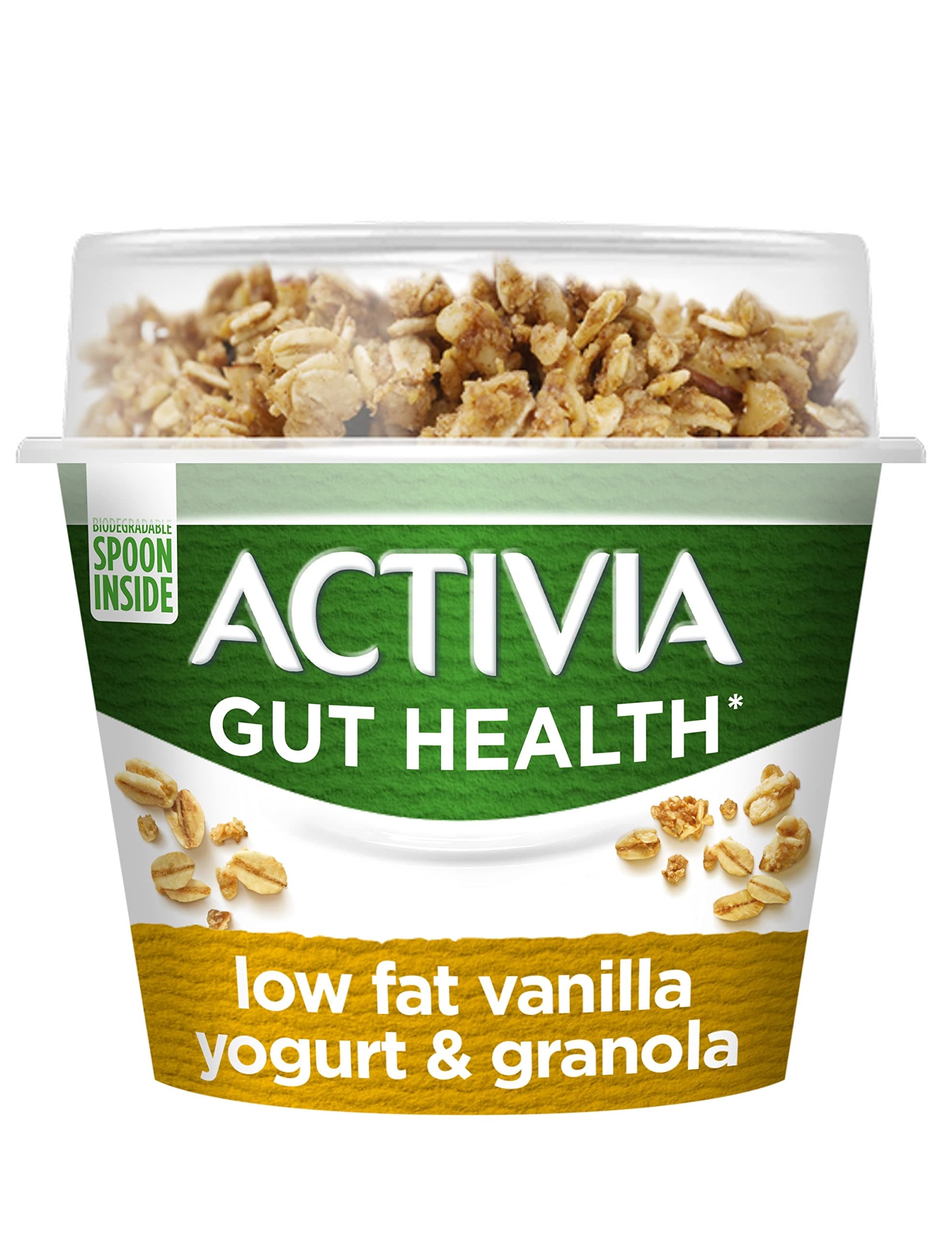 ACTIVIAVanilla & Granola Breakfast Pot with Spoon, 165g