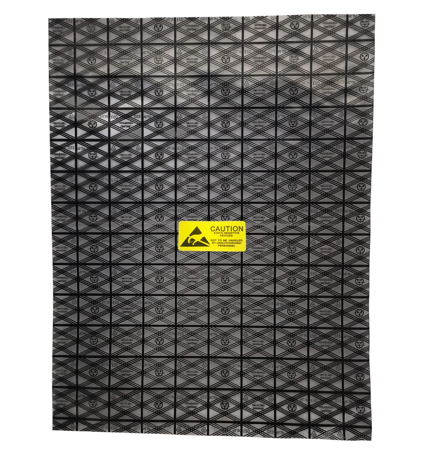 Open Top Antistatic Bag, 10 Pieces 12 x 16 in/30 x 40 cm Large ESD Anti Static Bags for Motherboard Video Card LCD Screen with Anti-Static Labels