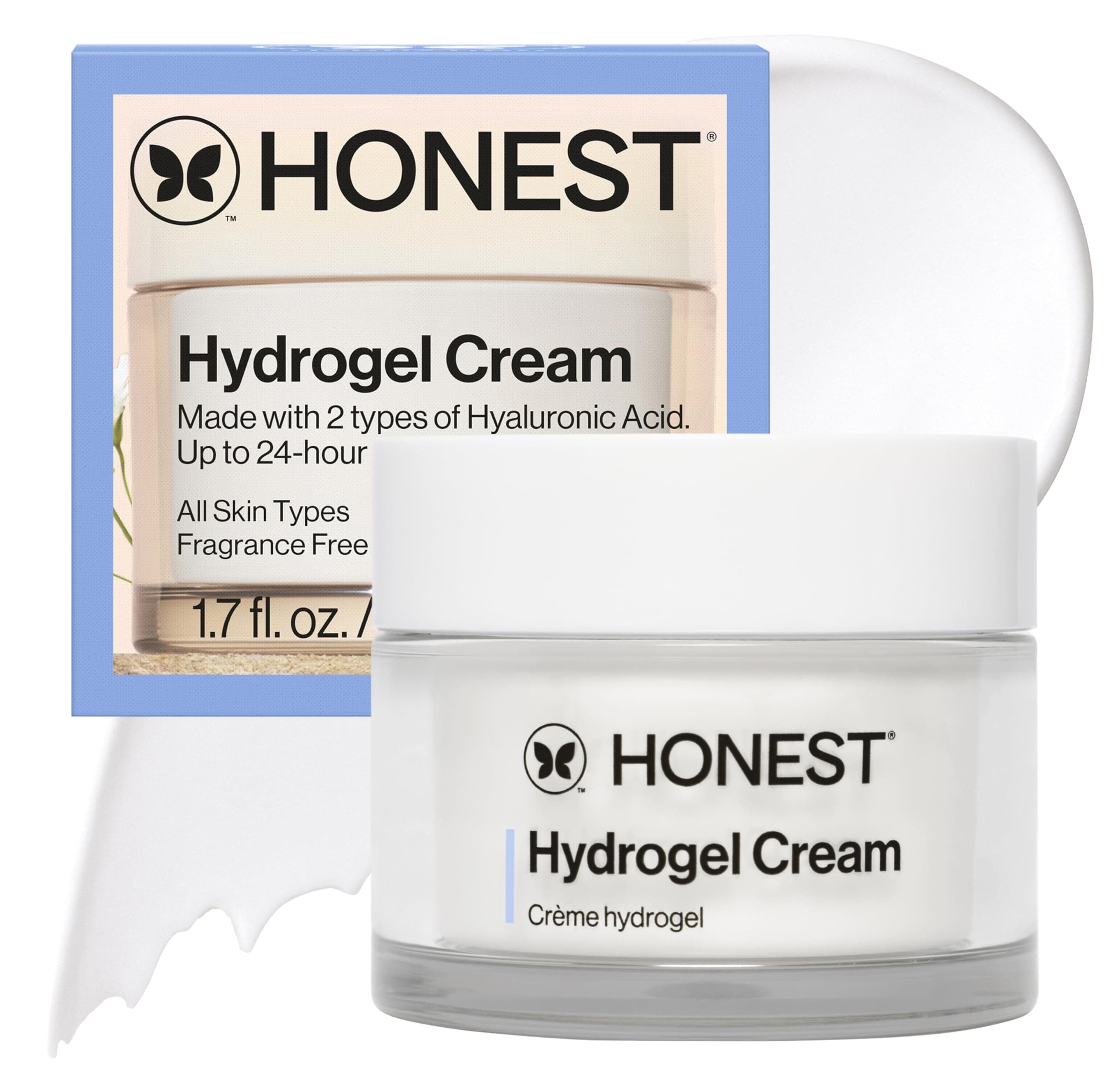 Honest Beauty Hydrogel Cream Moistrurizer, 1.7 Fluid Ounce