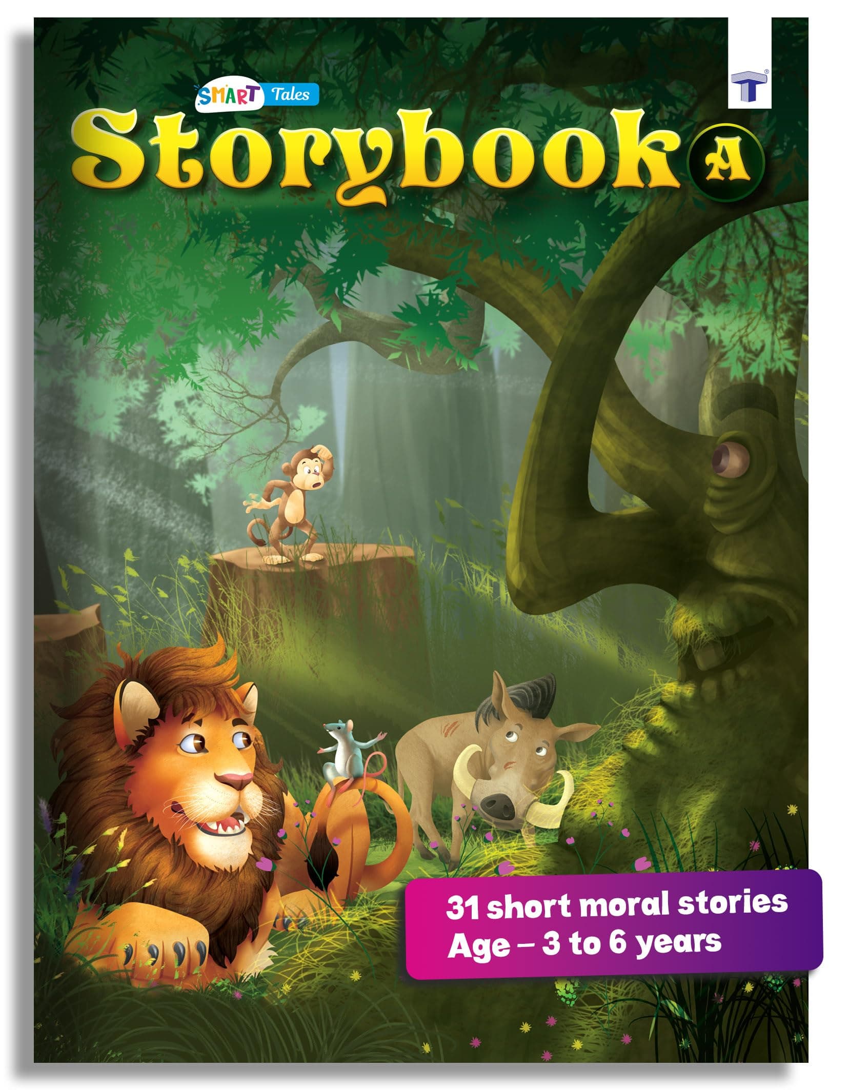 Blossom Moral Story Book for Kids Age 3+ Years in English | Illustrated 31 Classic Tale Stories with Colourful Pictures | Bedtime Story Book for Children | Short Stories for Infants, Toddlers | Book A