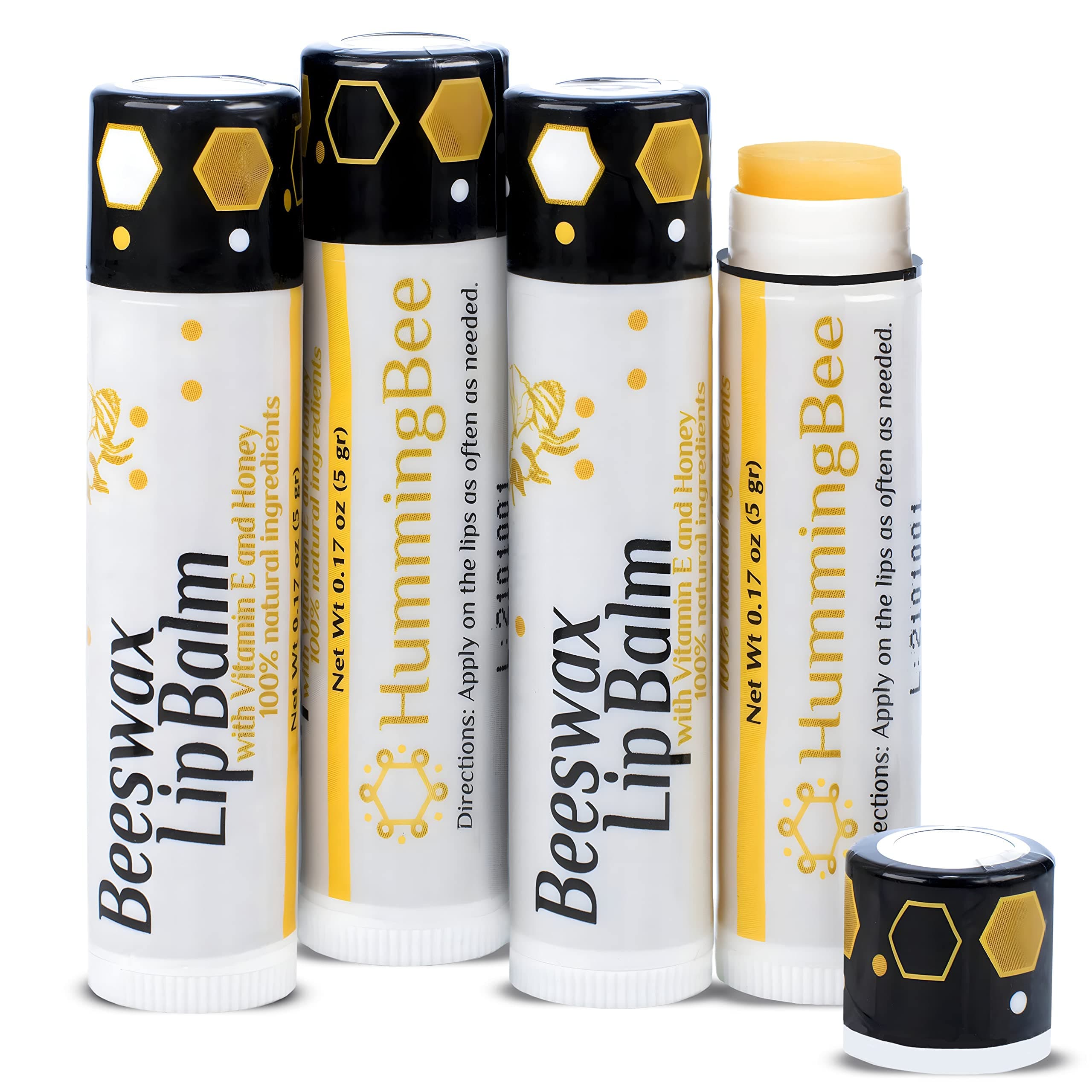 Adventure-Ready Lip Care. All-Natural Lip Balm Pack for Outdoor Enthusiasts - Perfect for Backpacking, Hiking, Running, and Fishing - Set of 4