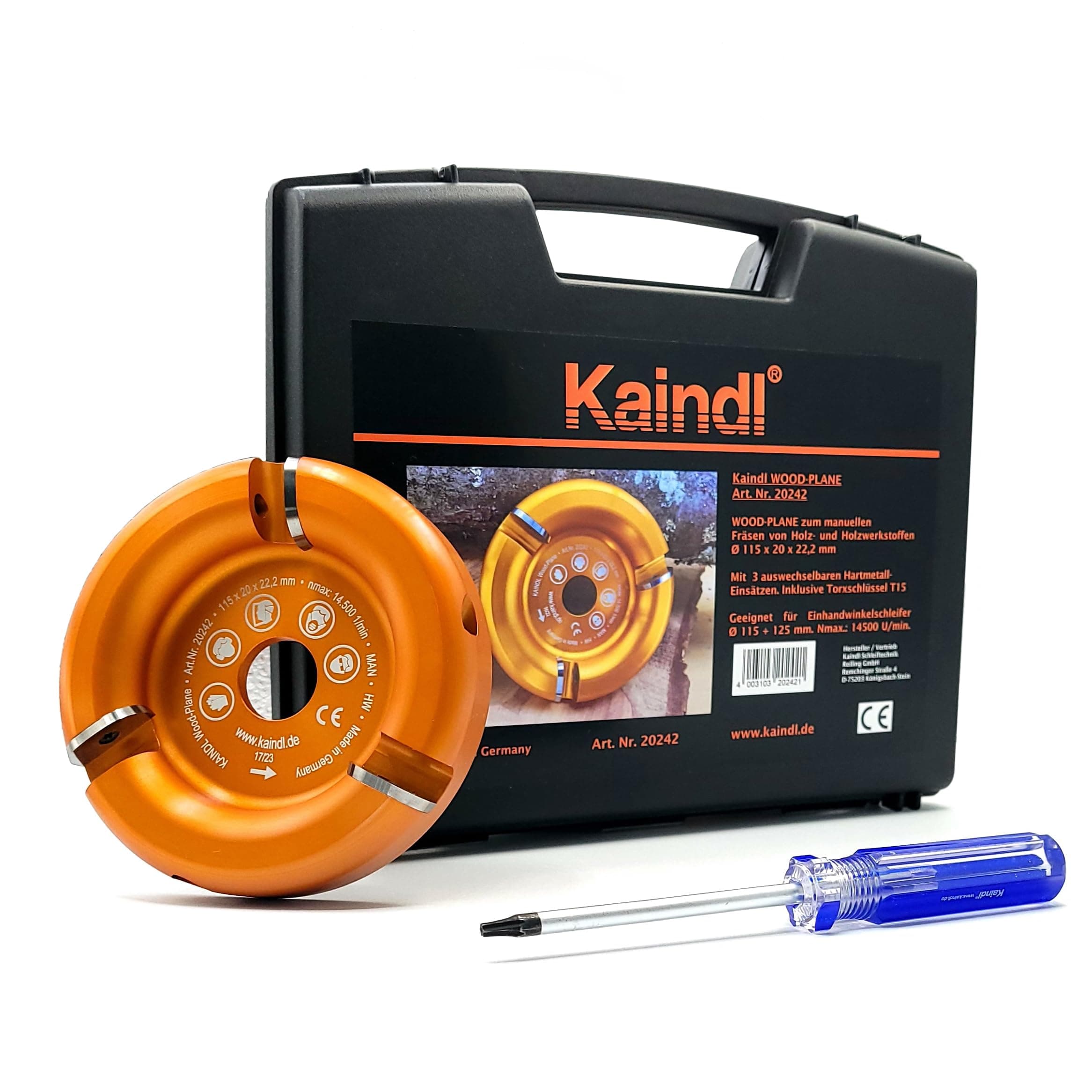 Woodplane - Milling Disc for Wood and Wood Materials 4,53"/4,92" (115/125mm)