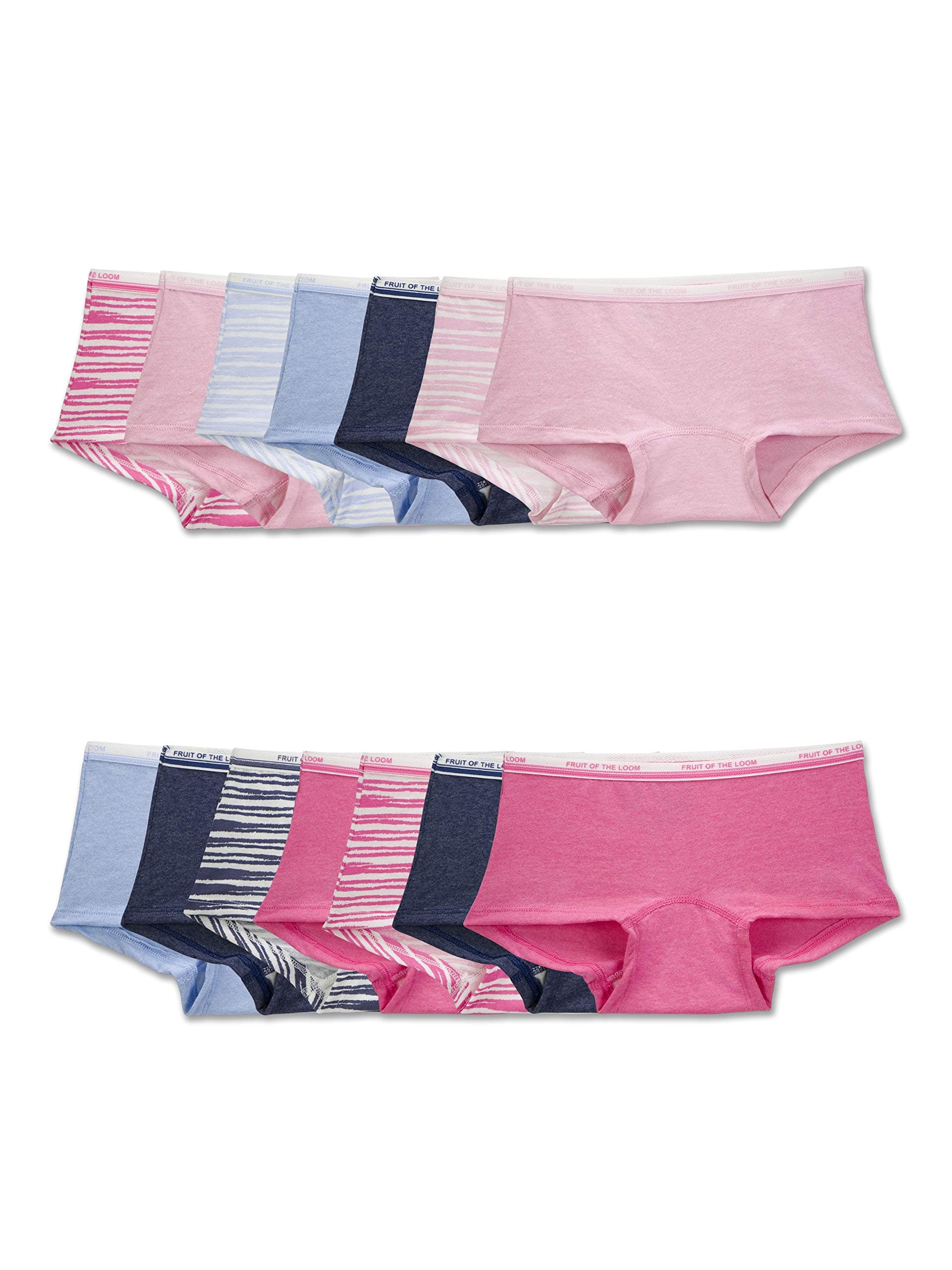 Little Girls' Assorted Boyshort (Pack of 11)