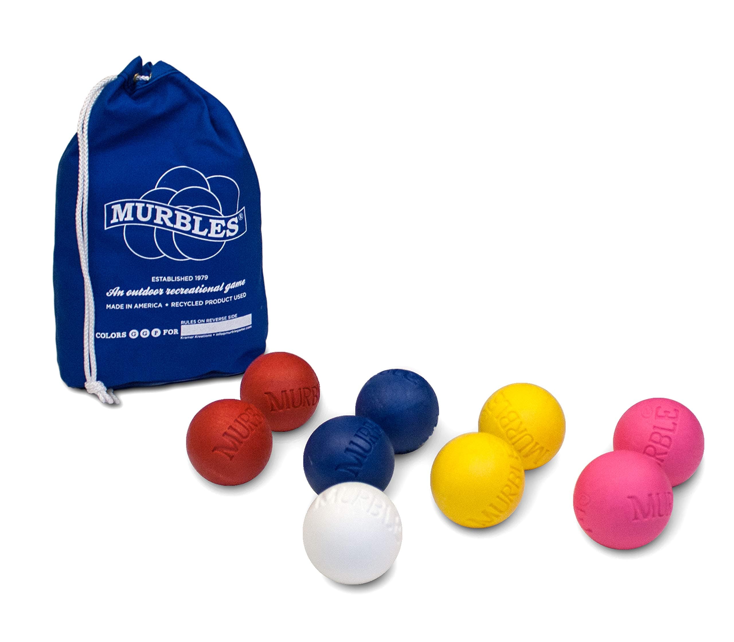 Murbles Activity 9 Ball Travel Bocce Ball Game