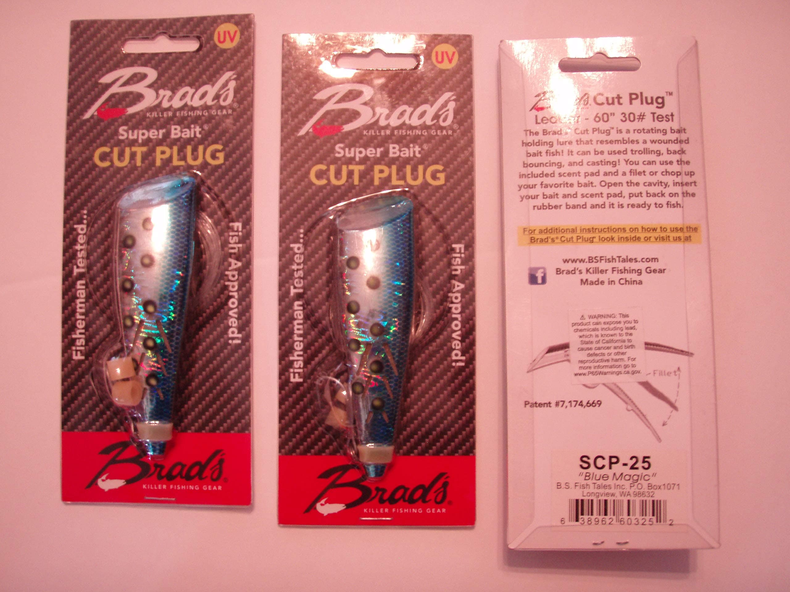 Brad's Killer Fishing Gear Super Bait Cut Plug and Mini Cut Plug