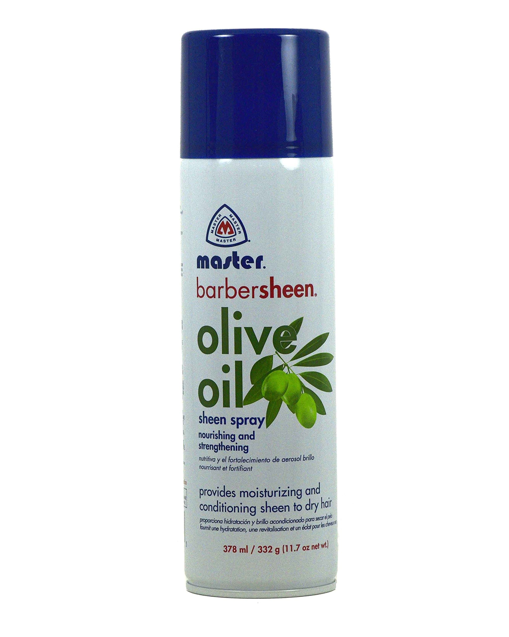 Master Well Comb Barber Sheen Olive Oil Sheen Spray 11.7 oz
