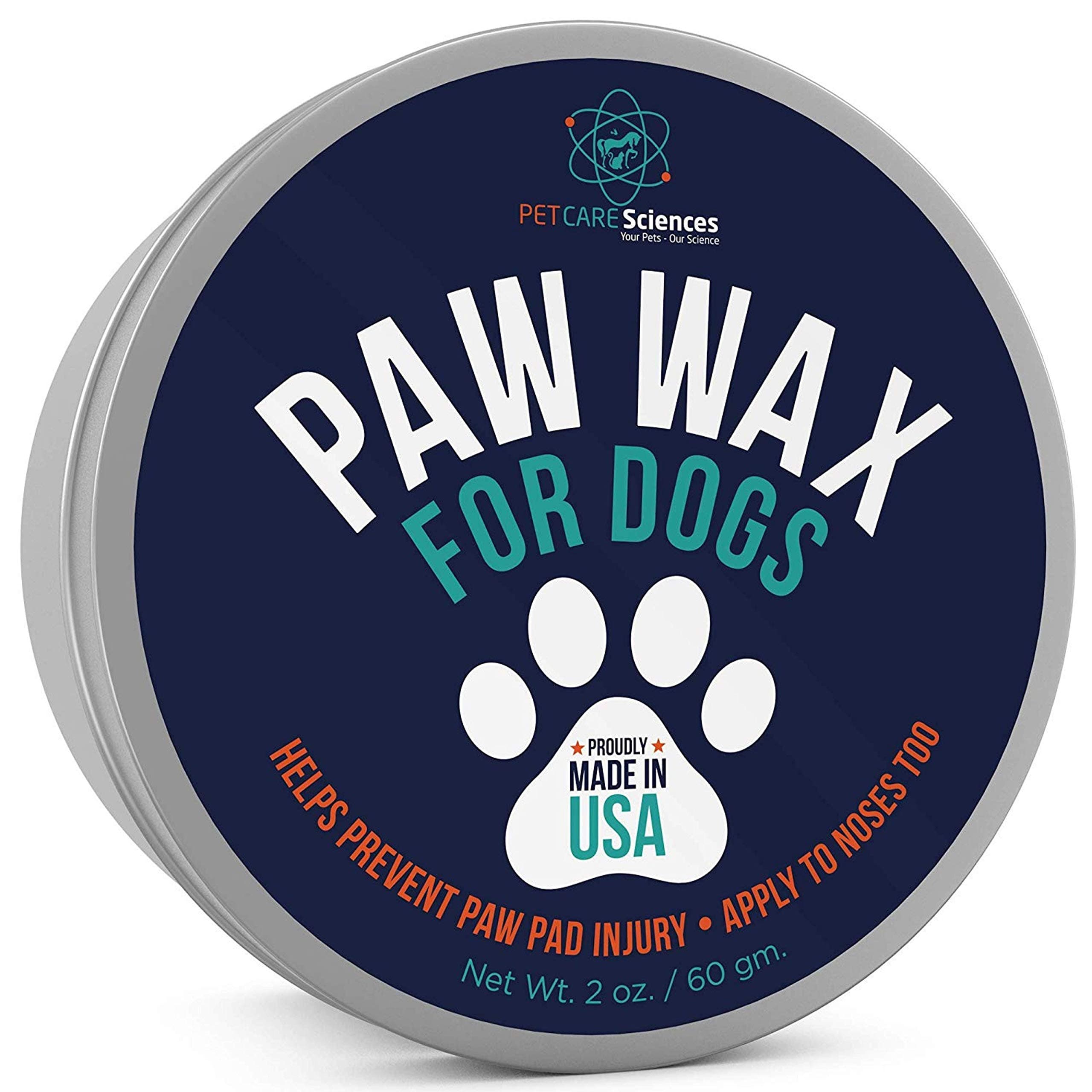 Paw Wax - 2 Oz Tin of Dog Paw Balm for Dry Paws - Paw Soother for Dogs - Paw Pad Moisturizer - Dog Paw Cream - Cat Paw Balm or Snout Soother for Dogs
