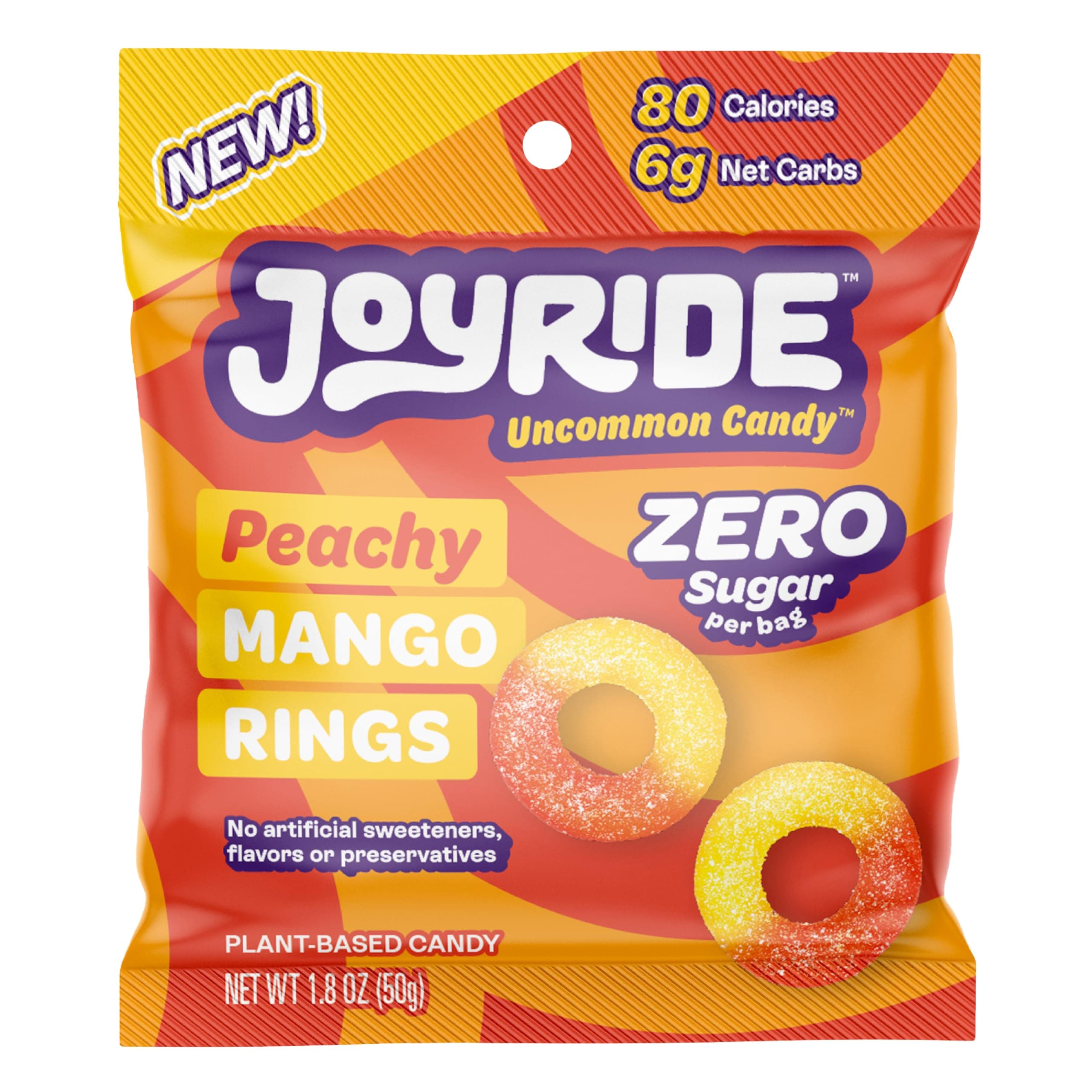 Zero Sugar Peach Mango Rings
