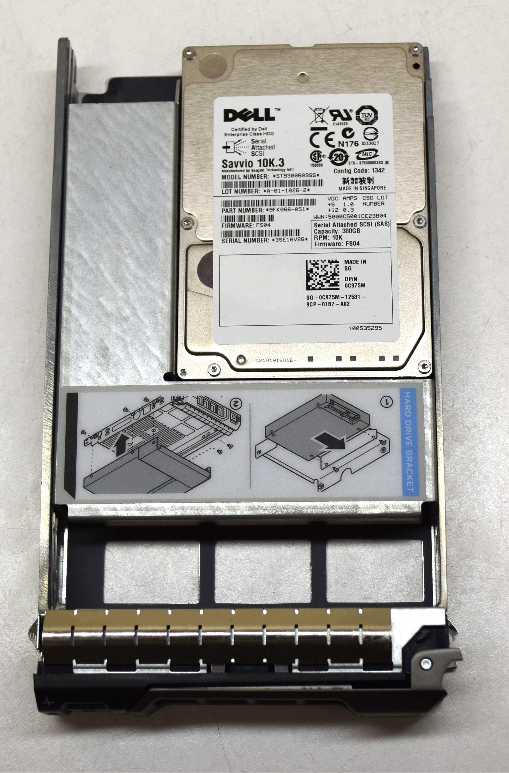 SeagateSavvio 10k.3 St9300603ss 300 Gb 2.5 Internal Hard Drive -