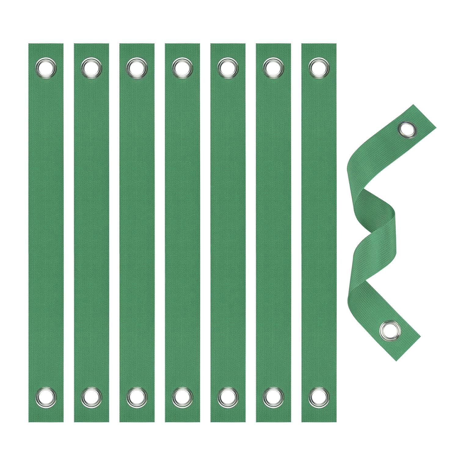 Tree Straps for Staking, 8 PCS Tree Support Straps for Newly Planted Saplings and Hurricane Protection, Tree Straightening Ties Green