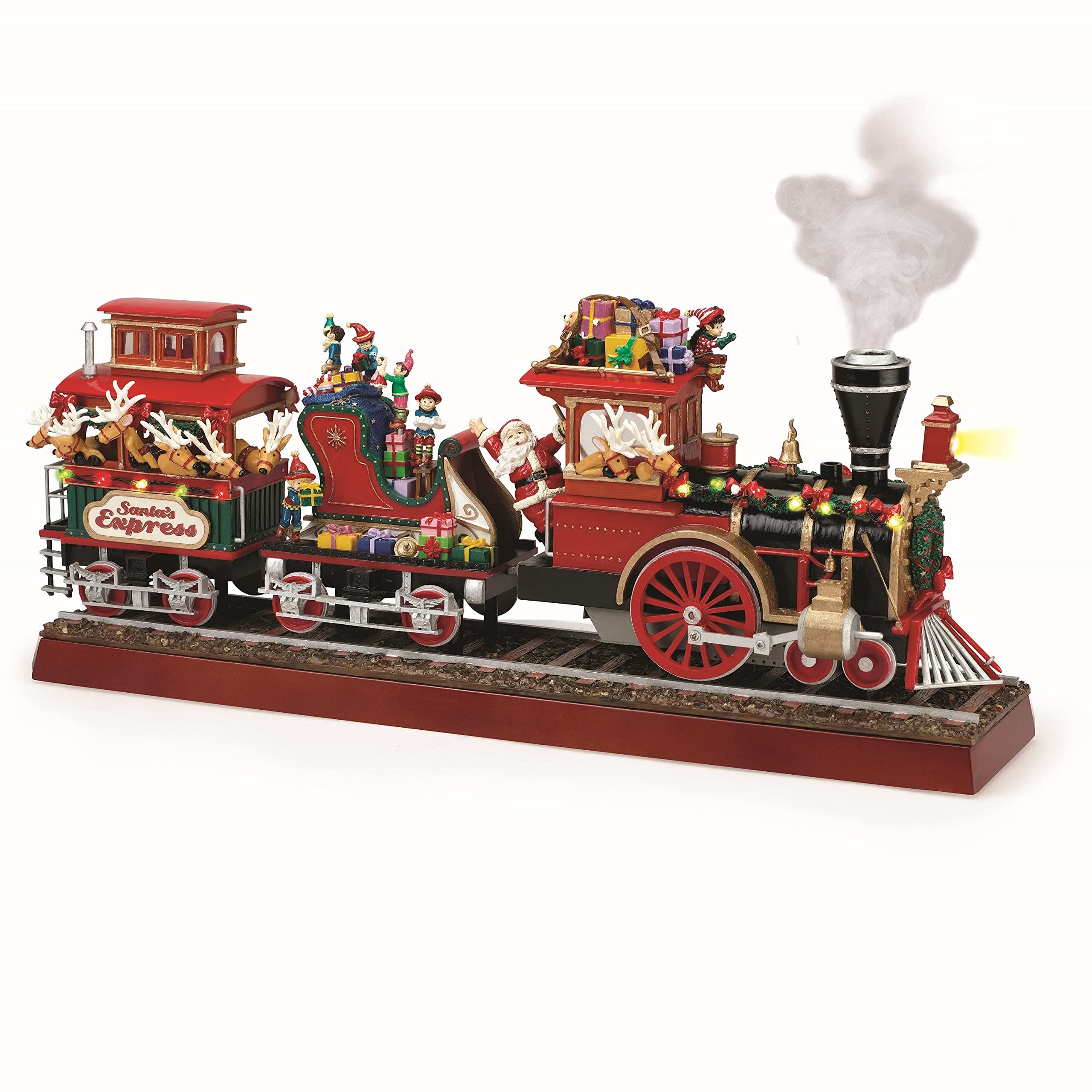 Gold Label Mr. Christmas Animated Musical Santa's Express with Working Smokestack