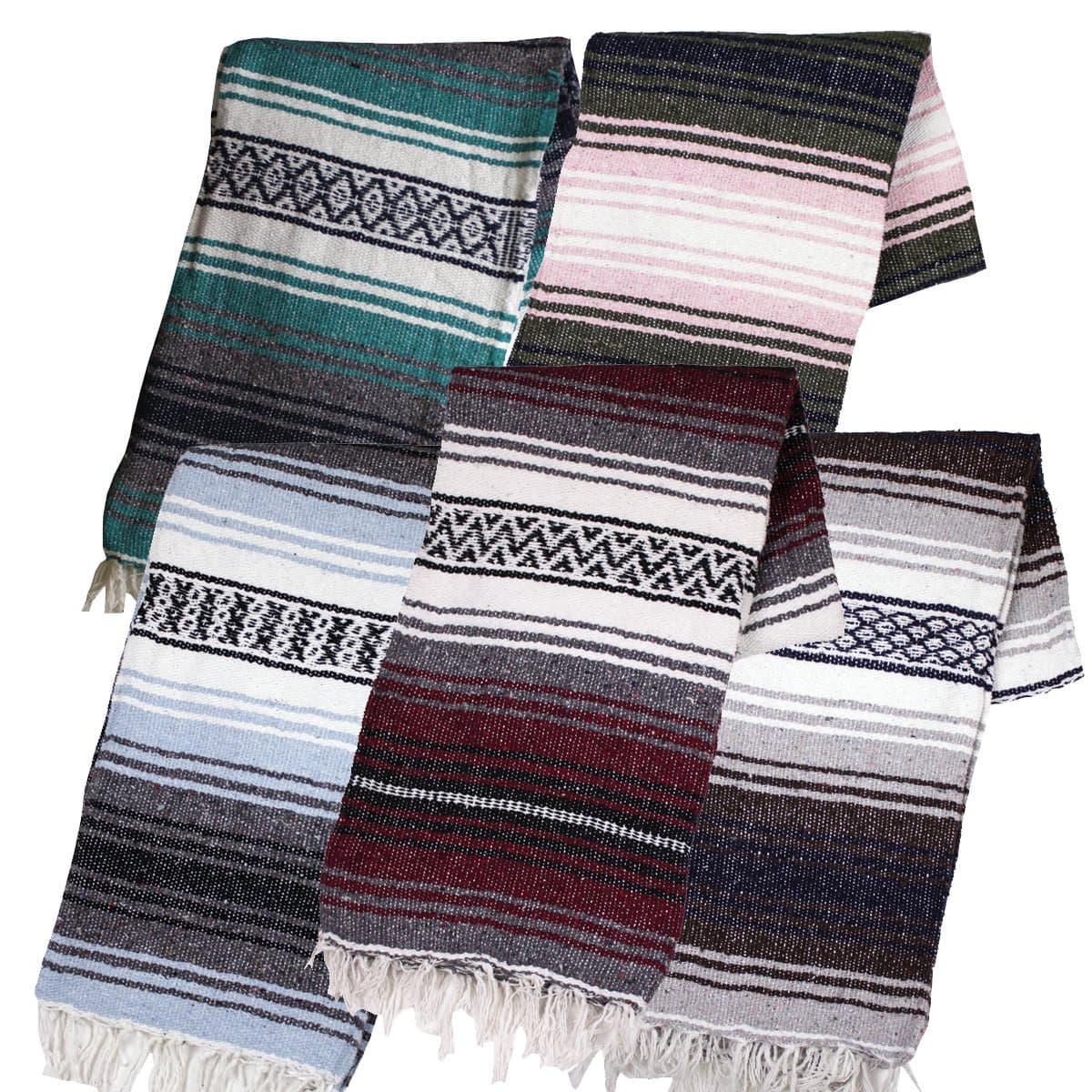 Canyon Creek Authentic Mexican Yoga Falsa Blanket (Assorted)