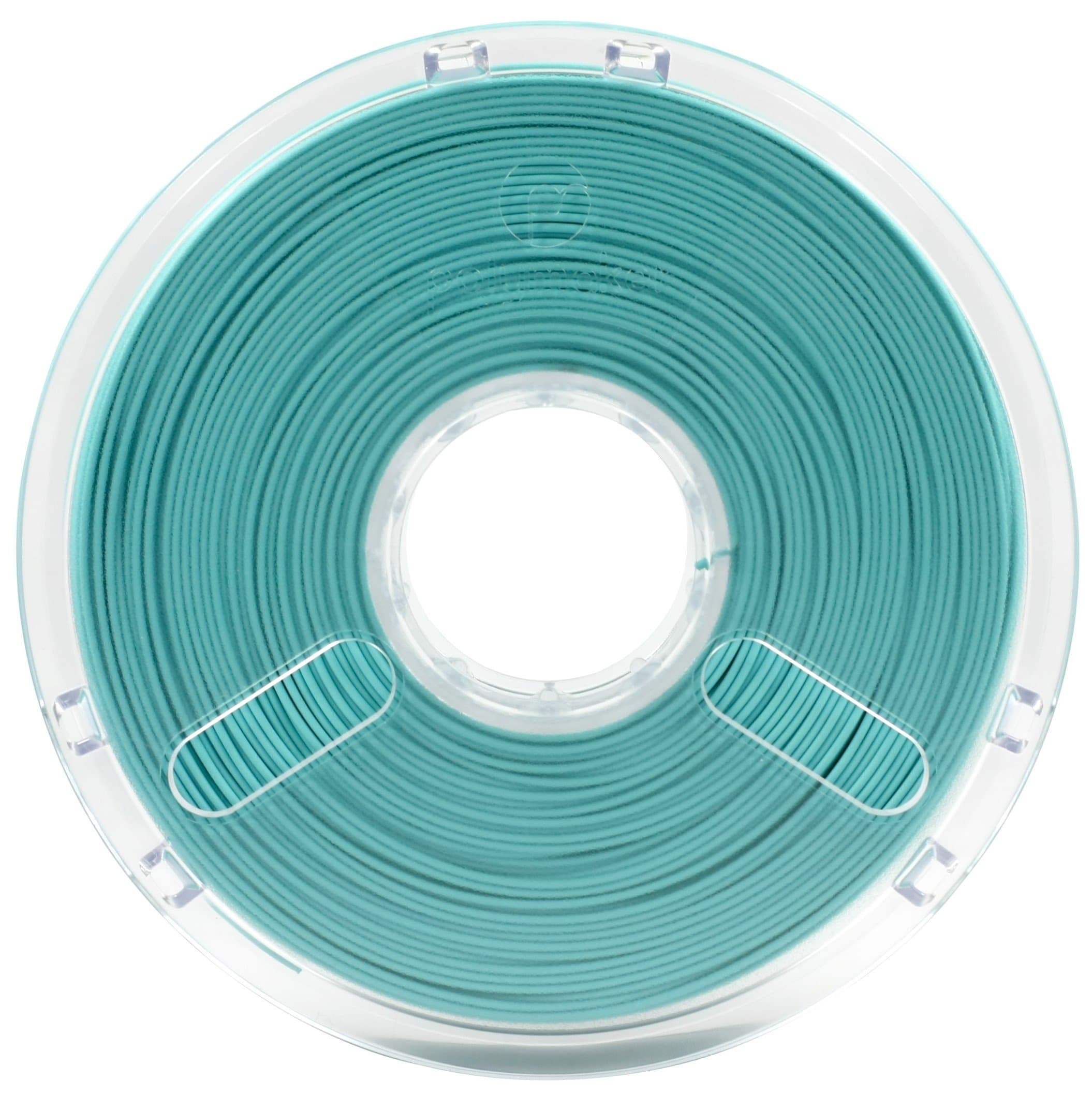 BuildTak PM70045 Polymaker PolyPlus PLA Filament, Jam Free Technology, 1.75 mm Diameter, 0.75 kg Spool, True Teal