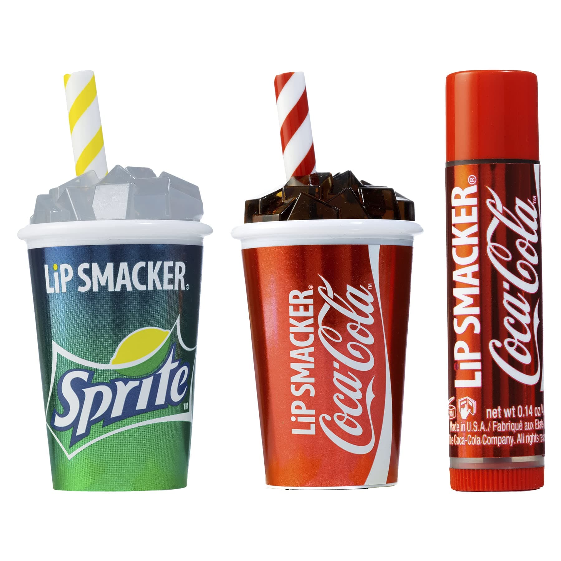 Lip Smacker Coca-Cola 3 Pack Beverage Lip Balm- Coke & Sprite Coca-Cola / Sprite