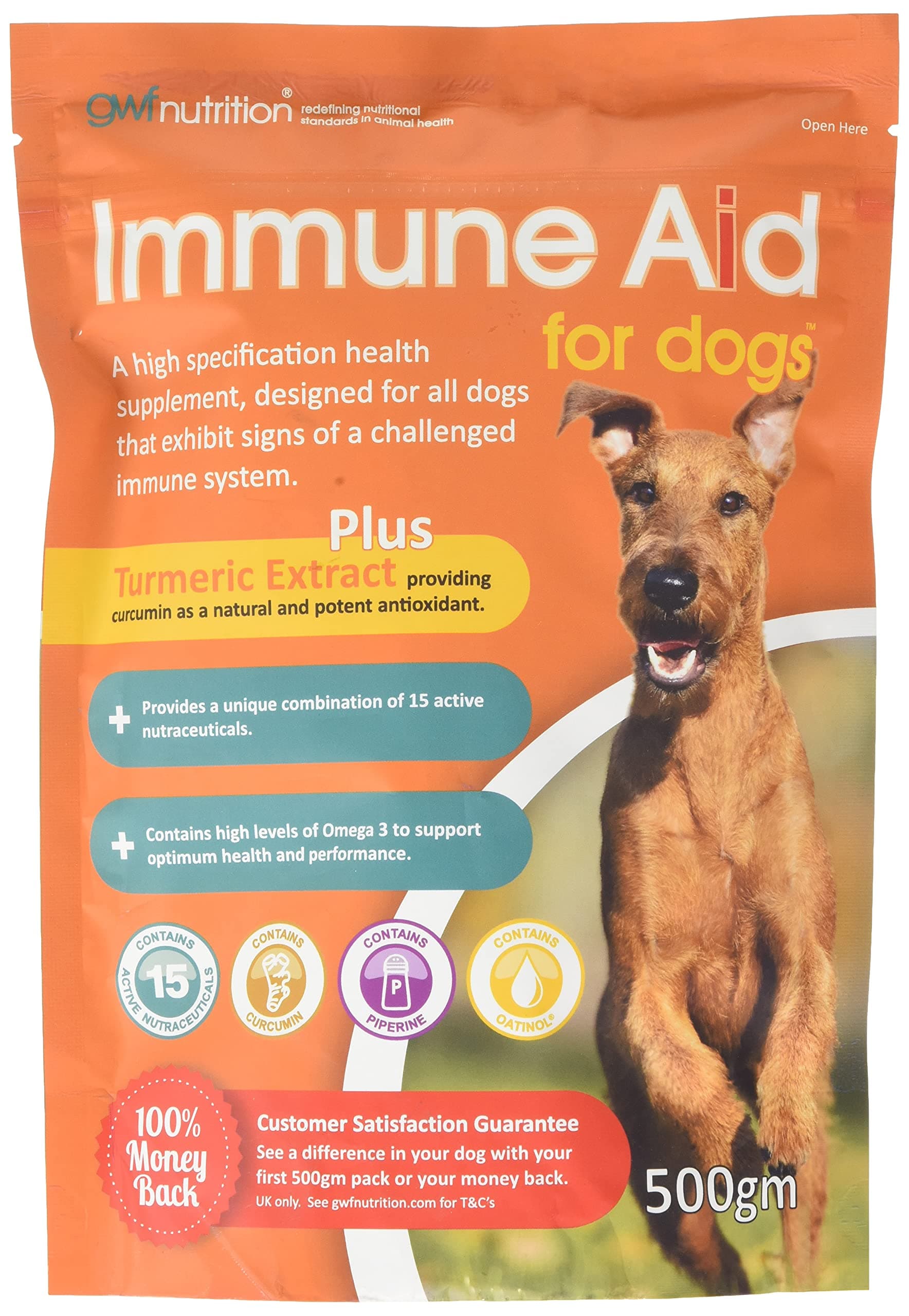 GWF Nutrition Immune Aid Gold For Dogs 500 gm