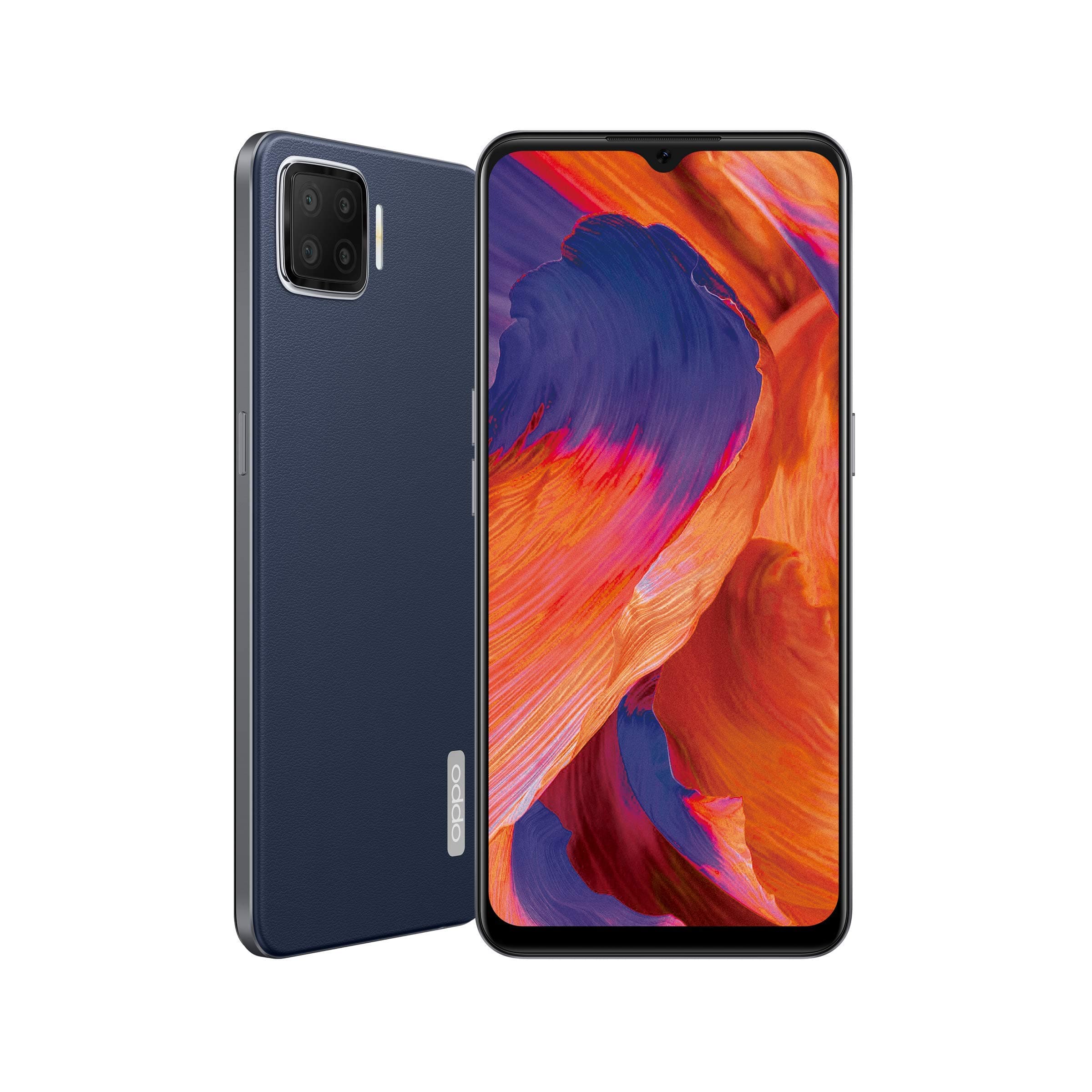 OPPO A73 Smartphone Navy Blue 6GB + 128GB, 163G, CPH2095, 7.5 mm thickness, Anroid 10, 6.44Inch FHD+ 16M Color AMOLED