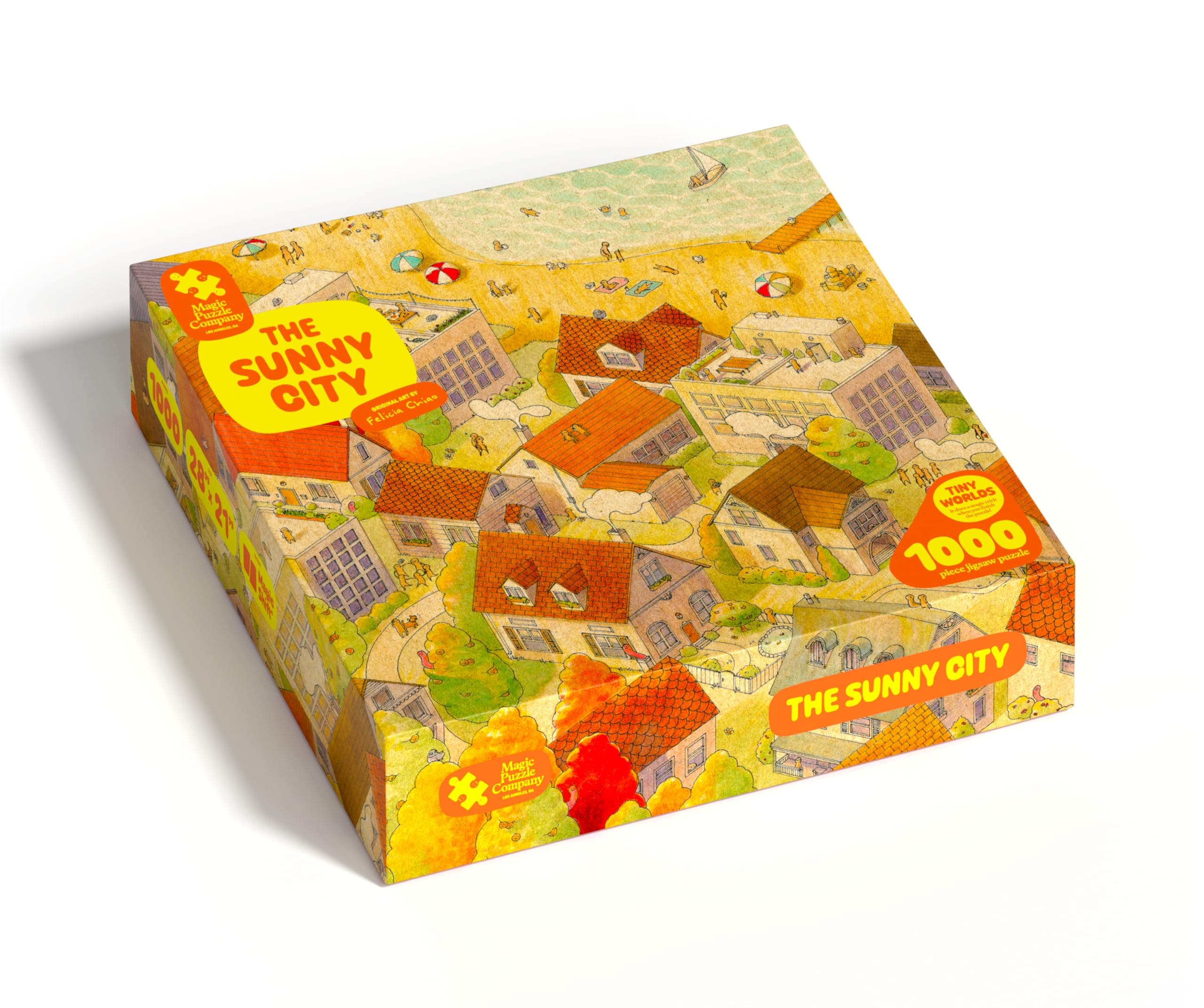 The Sunny City • 1000-Piece Jigsaw Puzzle from The Magic Puzzle Company • Series One