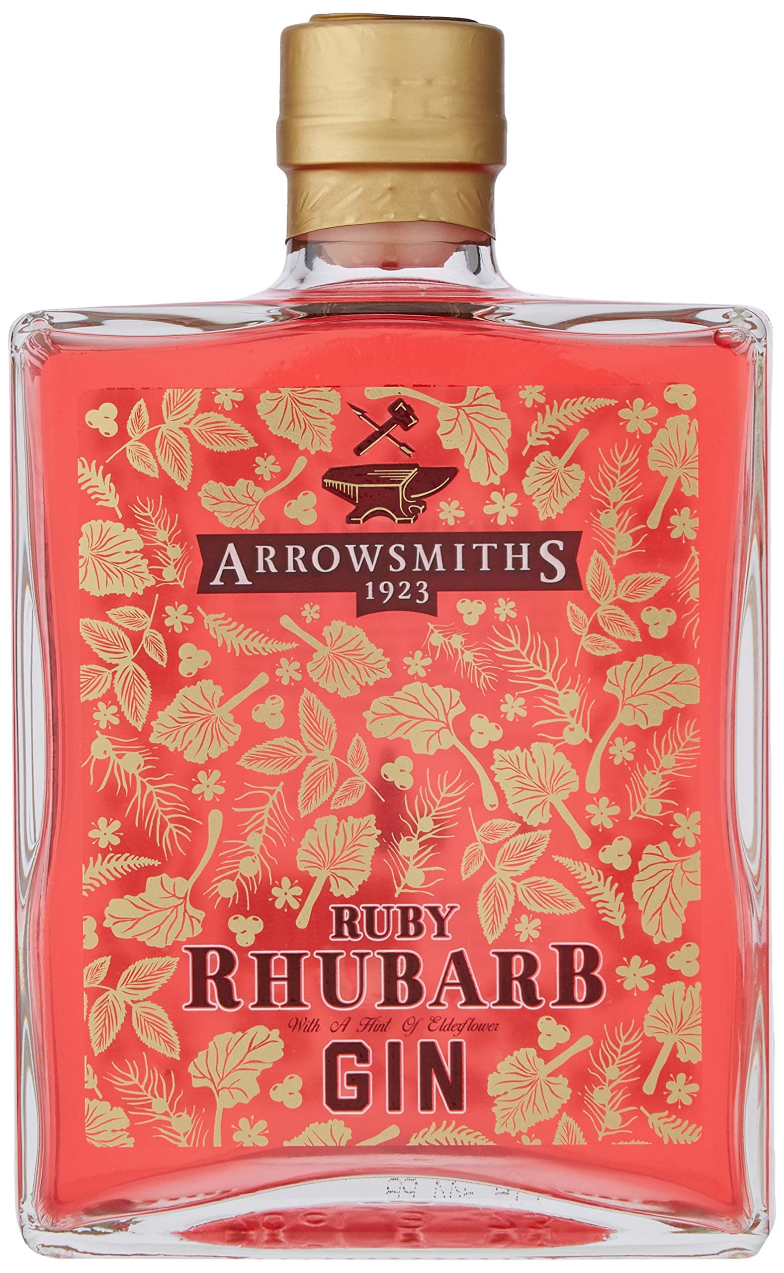 Arrowsmiths Ruby Rhubarb Gin, 70 cl