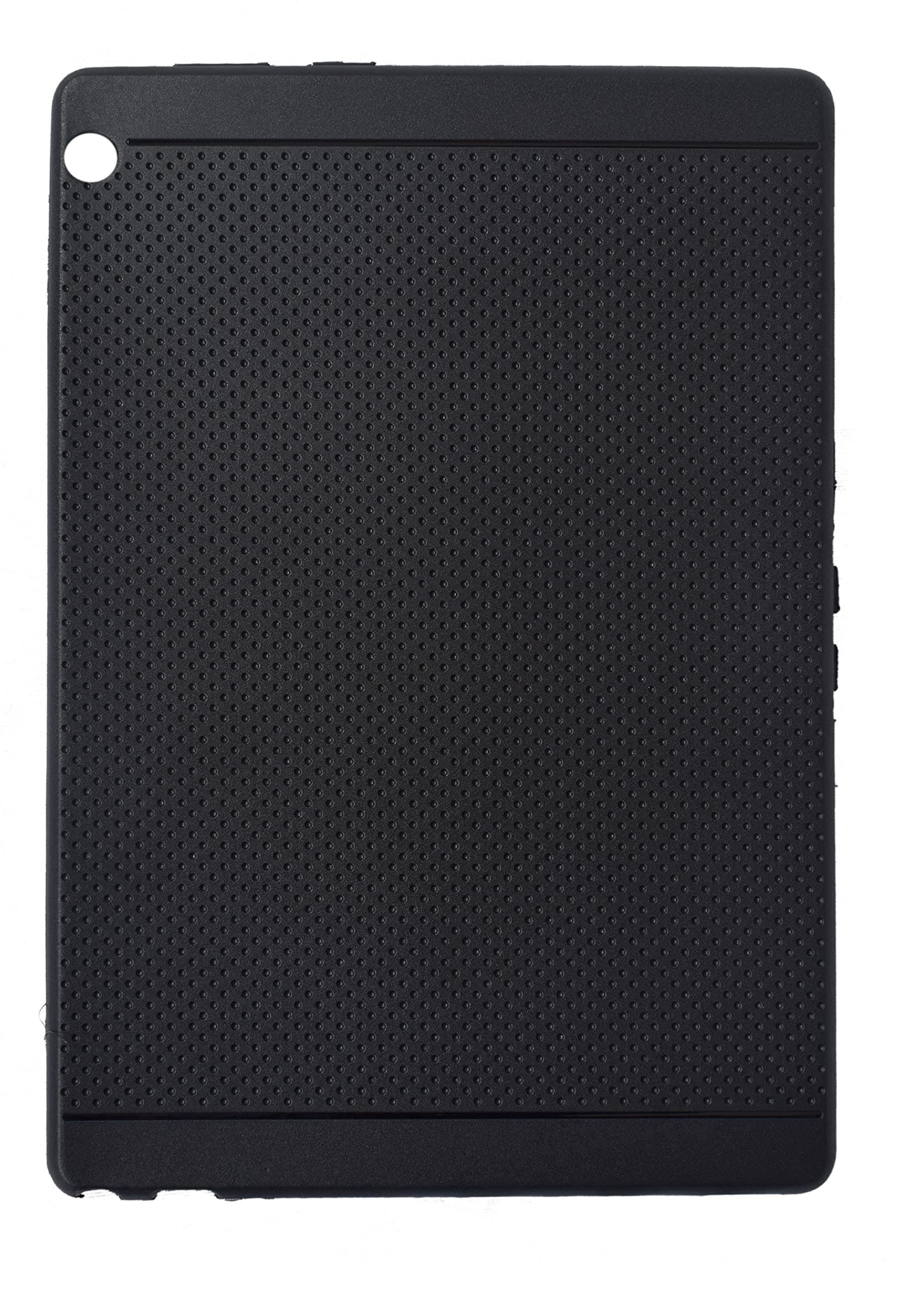 KANICT Back Cover for Lenovo Tab M10 HD Tablet (TB-X505X/L/F) Matte Dotted Finished Soft Skin Rubberized, Tablets- Black - Will Not Fit for Lenovo Tab M10 FHD REL TB-X605L/C/X/F