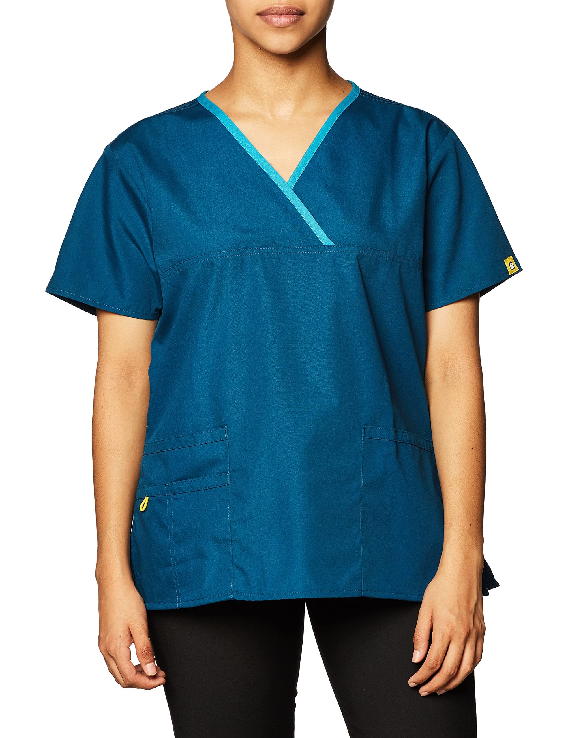WonderWinkWonderWink Women's Origins Charlie Scrub Top, Caribbean, XX-Large